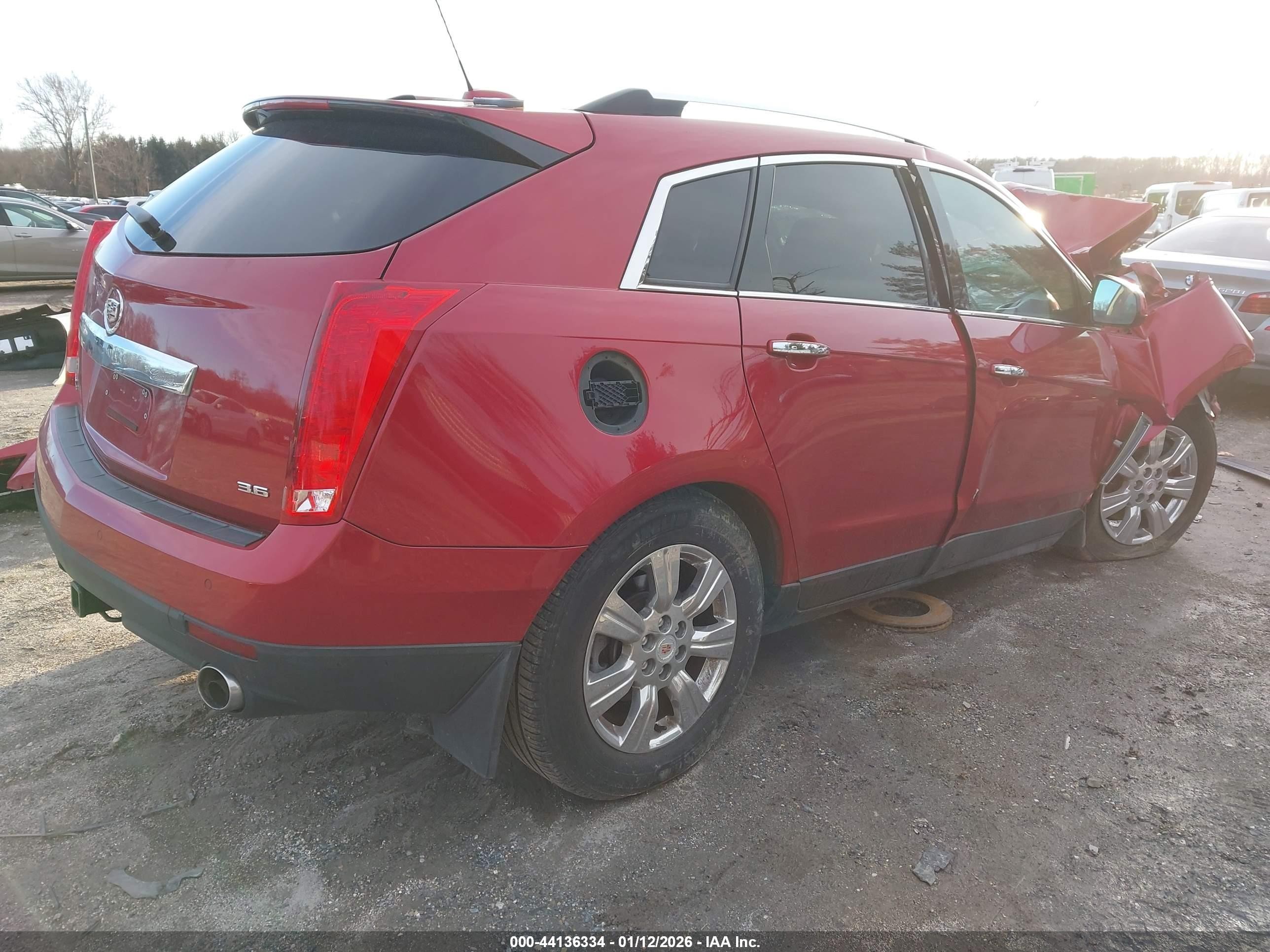 2016 Cadillac Srx Luxury Collection Red vin: 3GYFNEE30GS546399