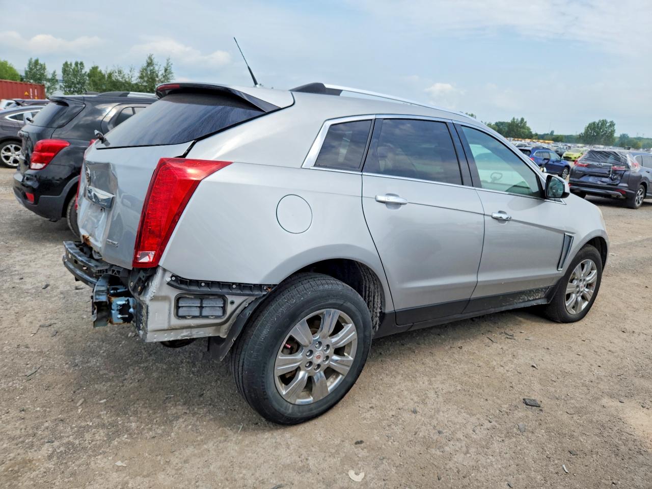 2014 Cadillac Srx Luxury Collection Silver vin: 3GYFNEE31ES533903