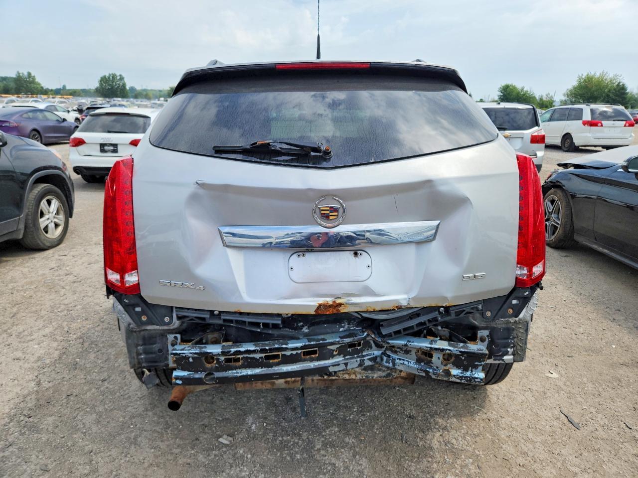 2014 Cadillac Srx Luxury Collection Silver vin: 3GYFNEE31ES533903