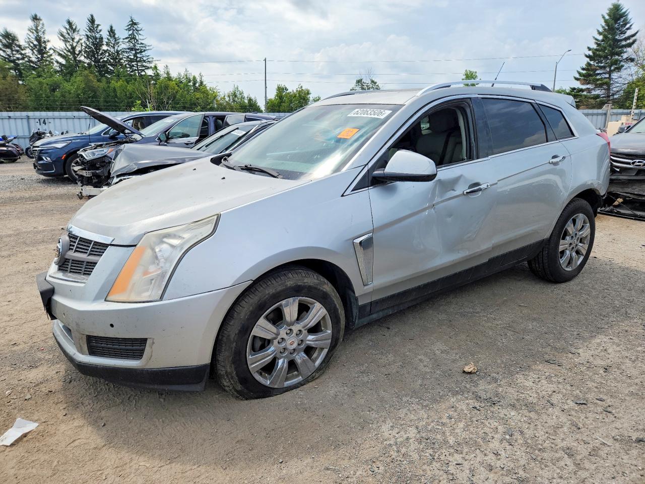 2014 Cadillac Srx Luxury Collection Silver vin: 3GYFNEE31ES533903