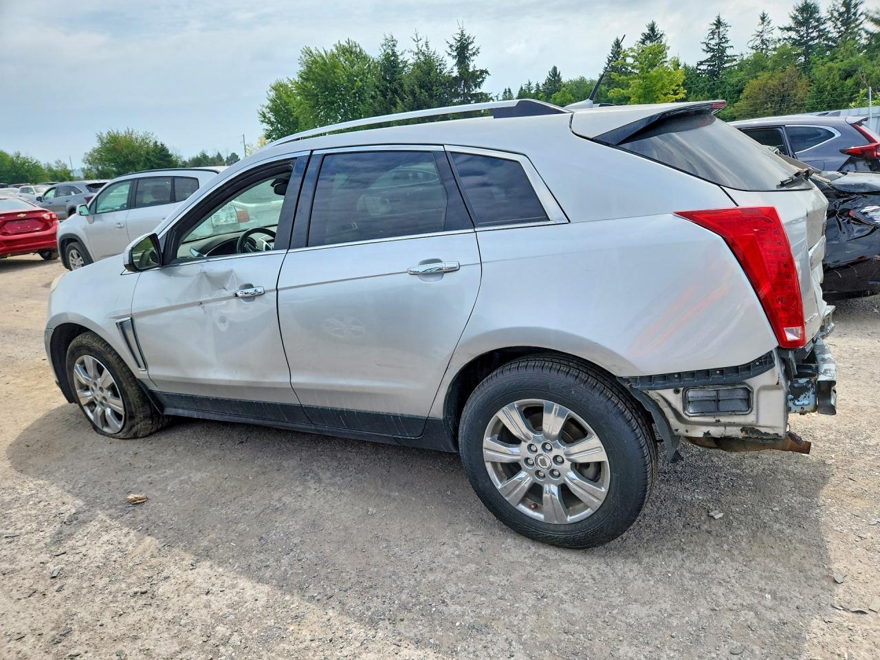 2014 Cadillac Srx Luxury Collection Silver vin: 3GYFNEE31ES533903