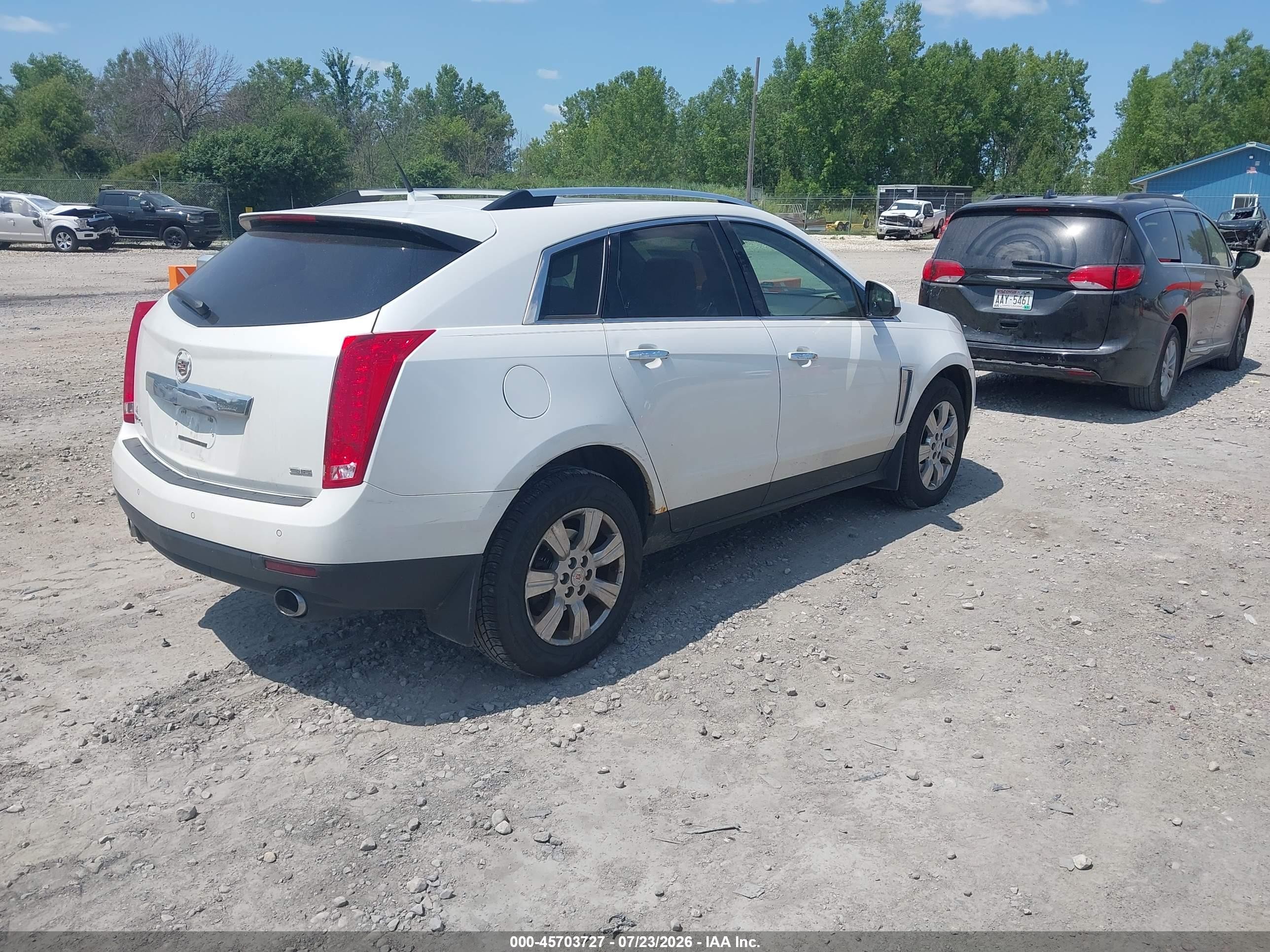 2014 Cadillac Srx Luxury Collection White vin: 3GYFNEE31ES587007