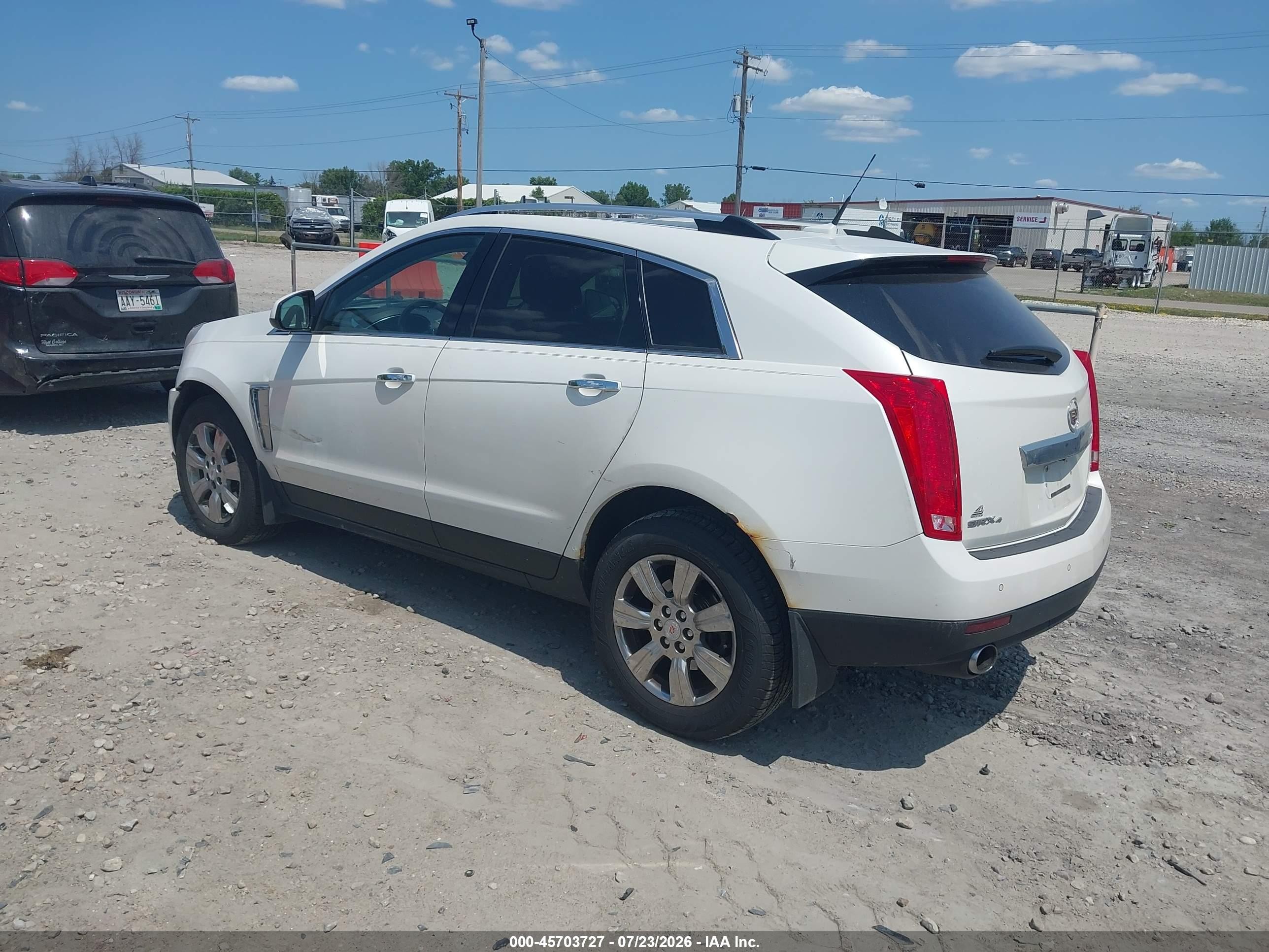 2014 Cadillac Srx Luxury Collection White vin: 3GYFNEE31ES587007