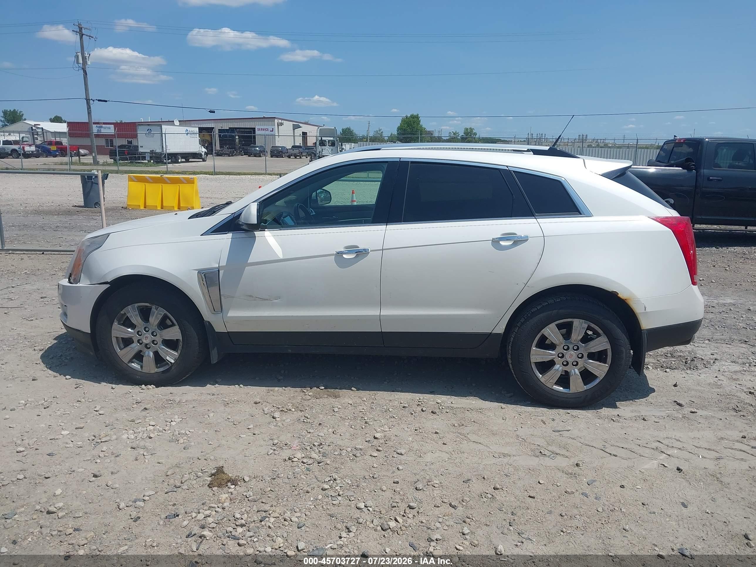 2014 Cadillac Srx Luxury Collection White vin: 3GYFNEE31ES587007