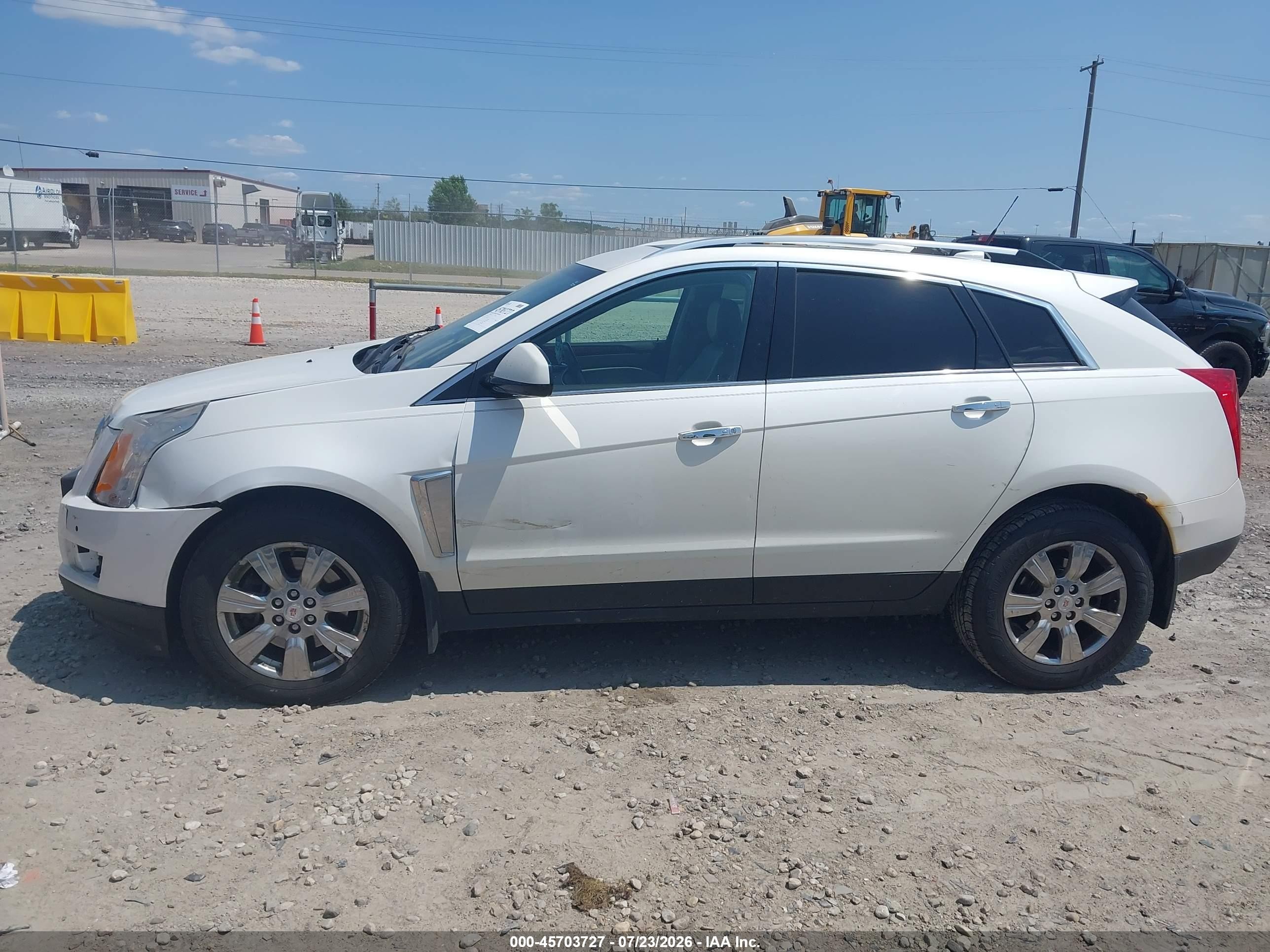2014 Cadillac Srx Luxury Collection White vin: 3GYFNEE31ES587007
