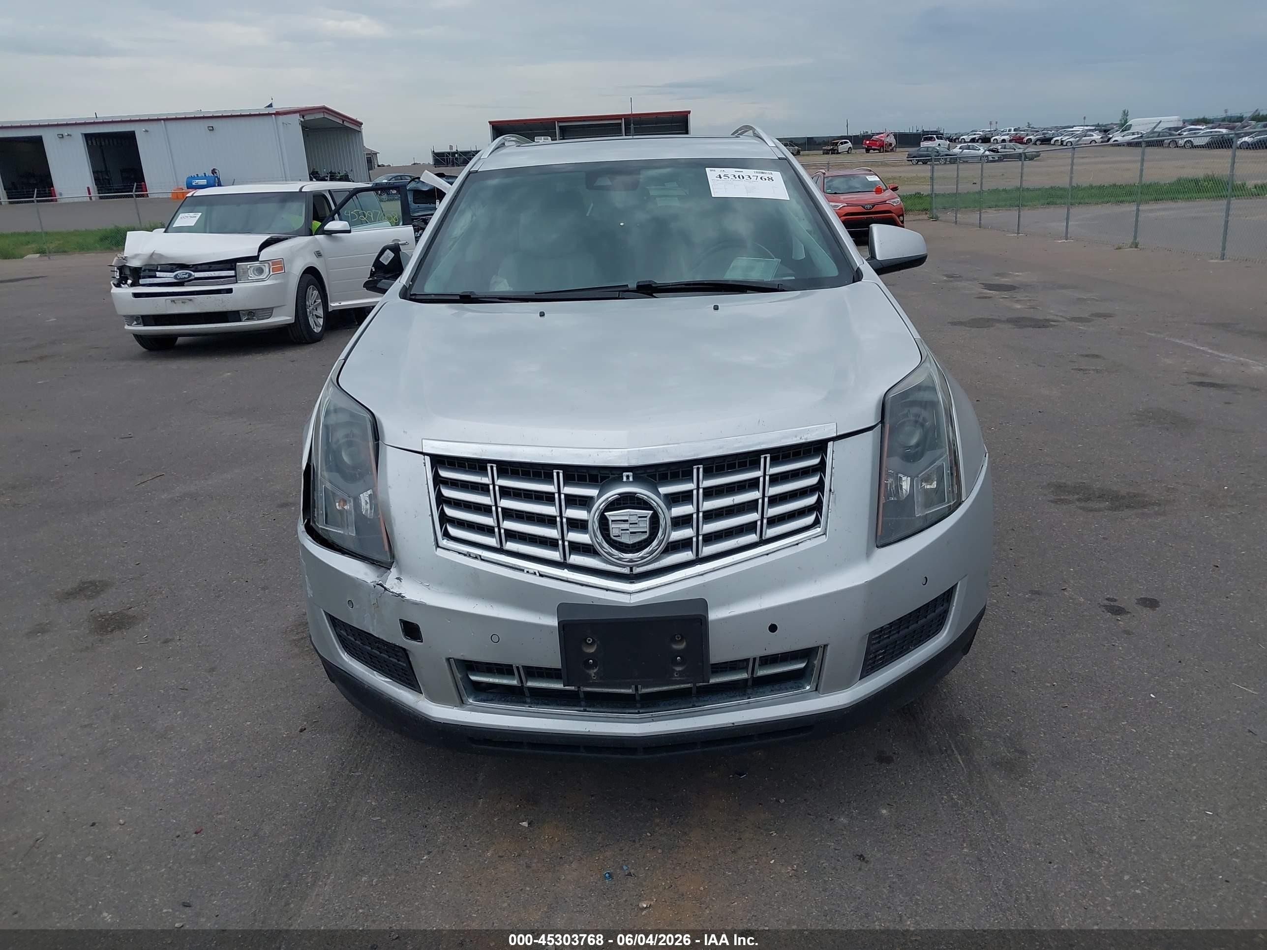 2014 Cadillac Srx Luxury Collection Silver vin: 3GYFNEE31ES686202