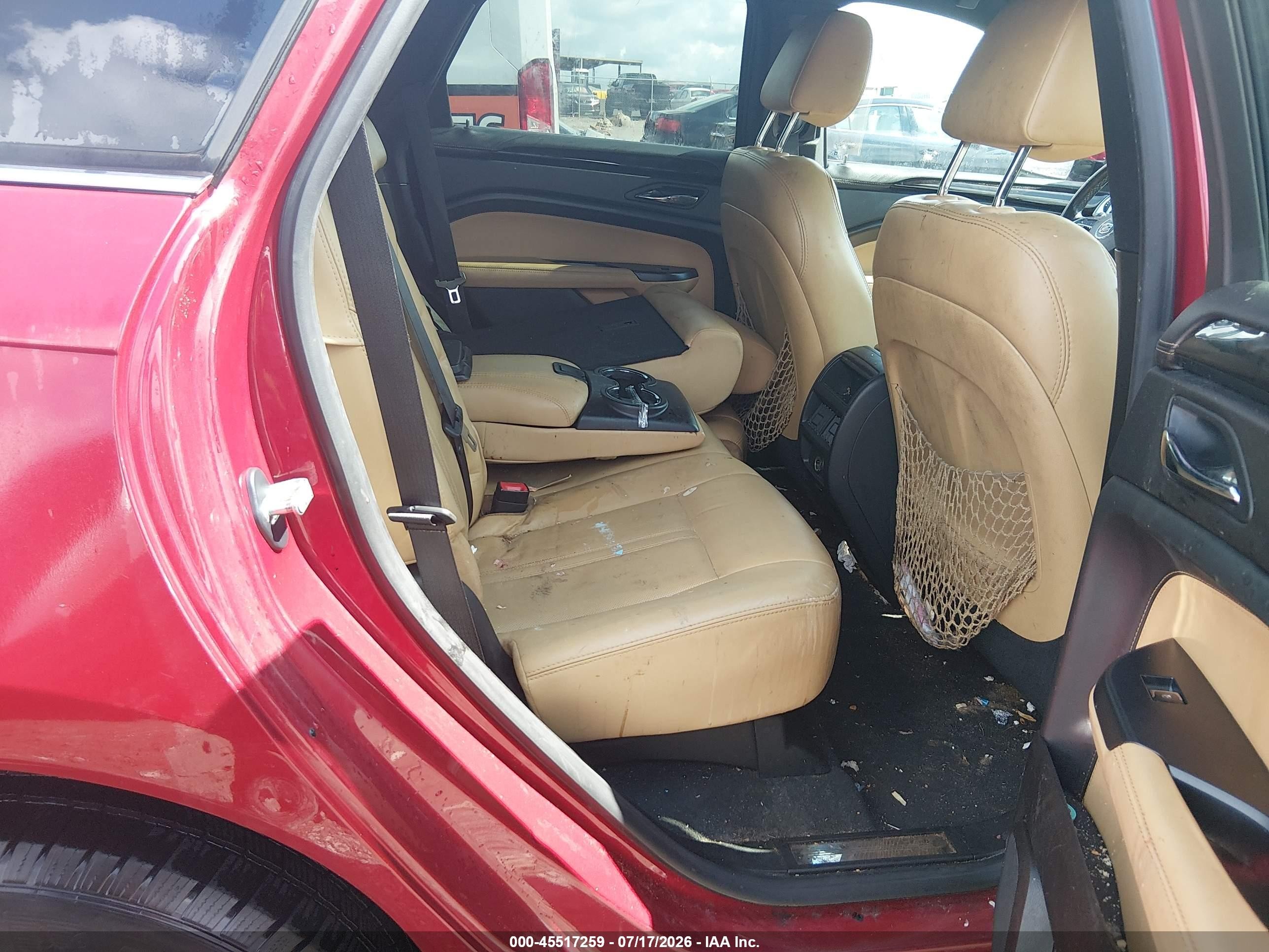 2015 Cadillac Srx Luxury Collection Red vin: 3GYFNEE31FS557278