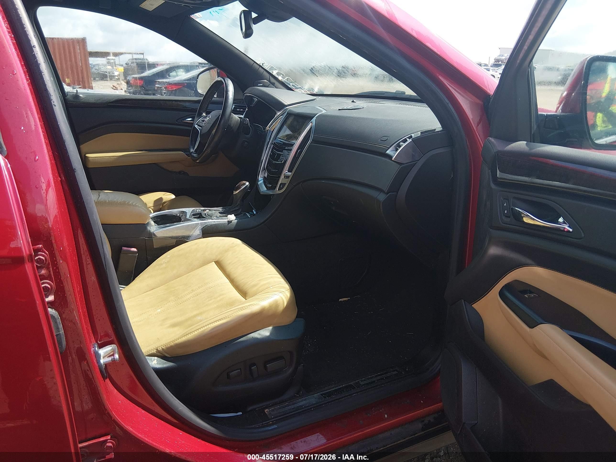 2015 Cadillac Srx Luxury Collection Red vin: 3GYFNEE31FS557278