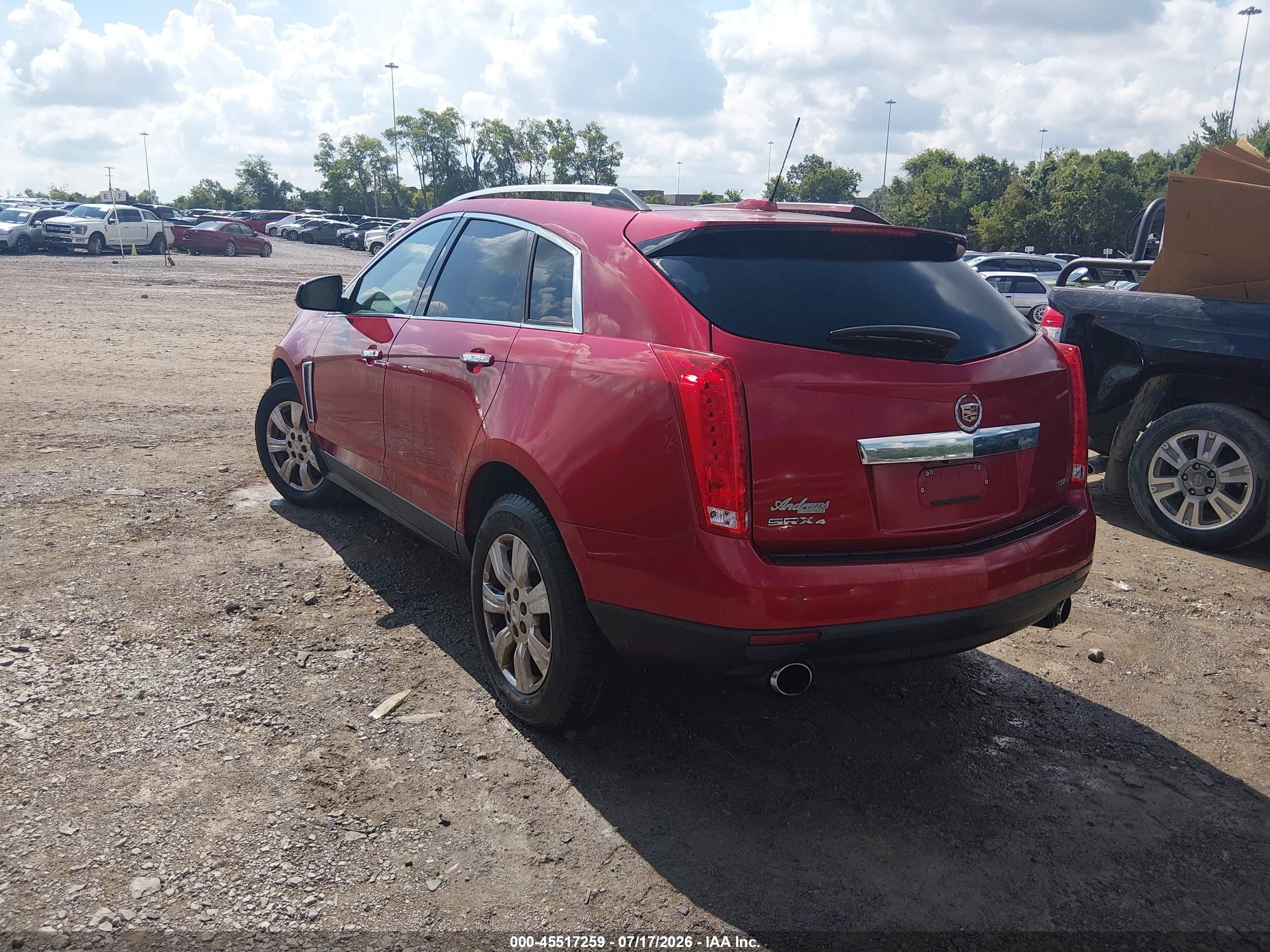 2015 Cadillac Srx Luxury Collection Red vin: 3GYFNEE31FS557278
