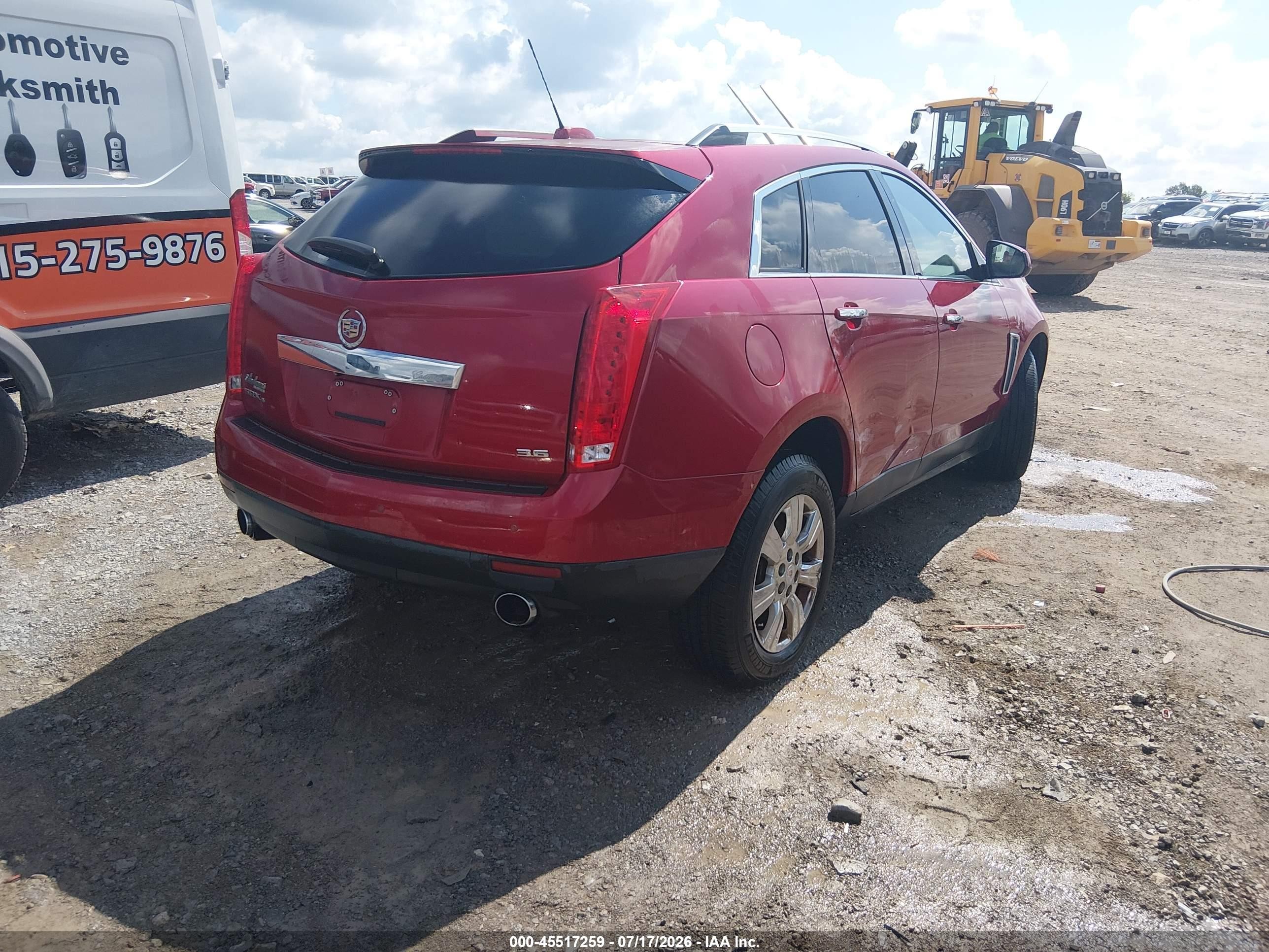 2015 Cadillac Srx Luxury Collection Red vin: 3GYFNEE31FS557278