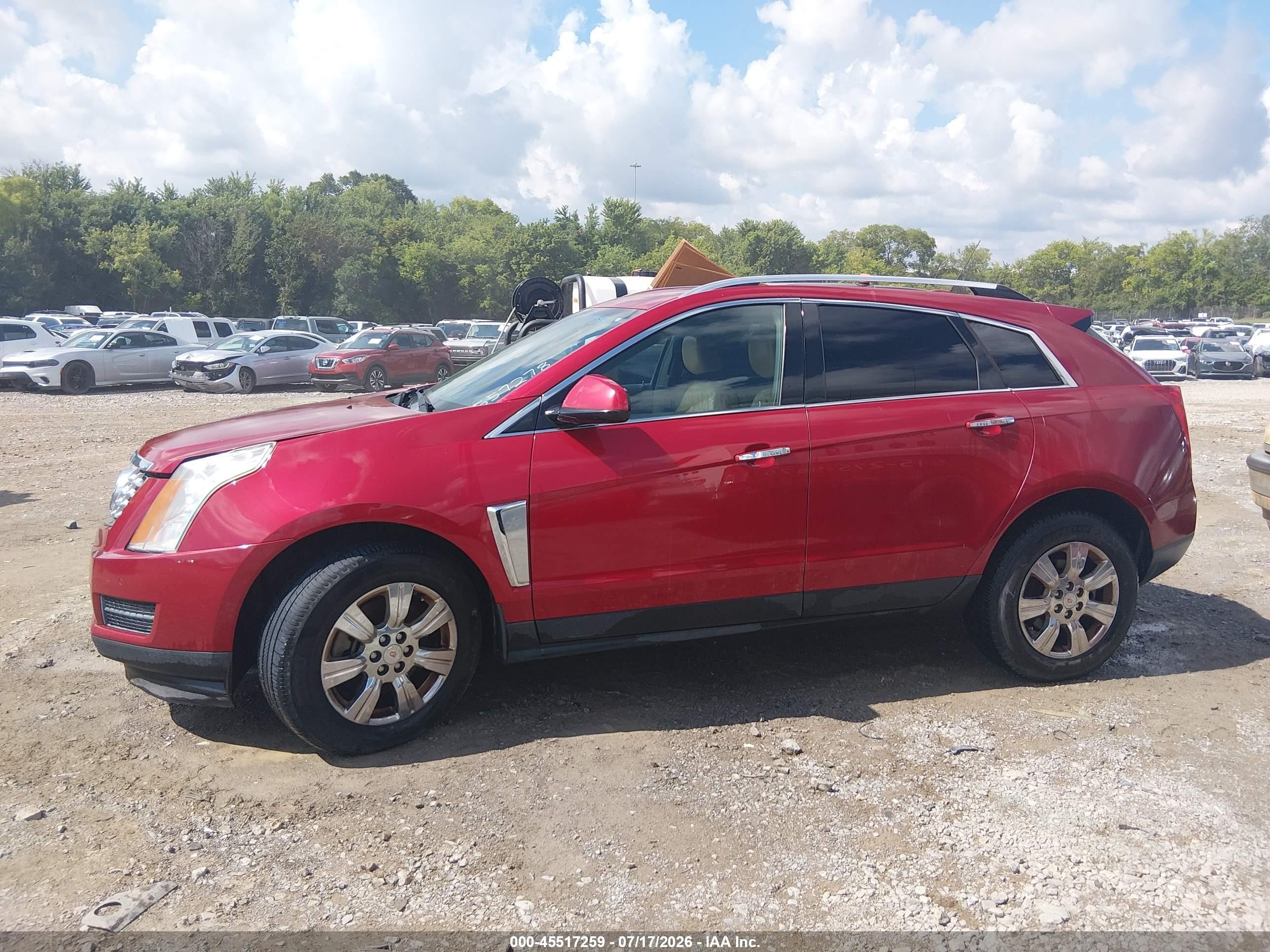 2015 Cadillac Srx Luxury Collection Red vin: 3GYFNEE31FS557278