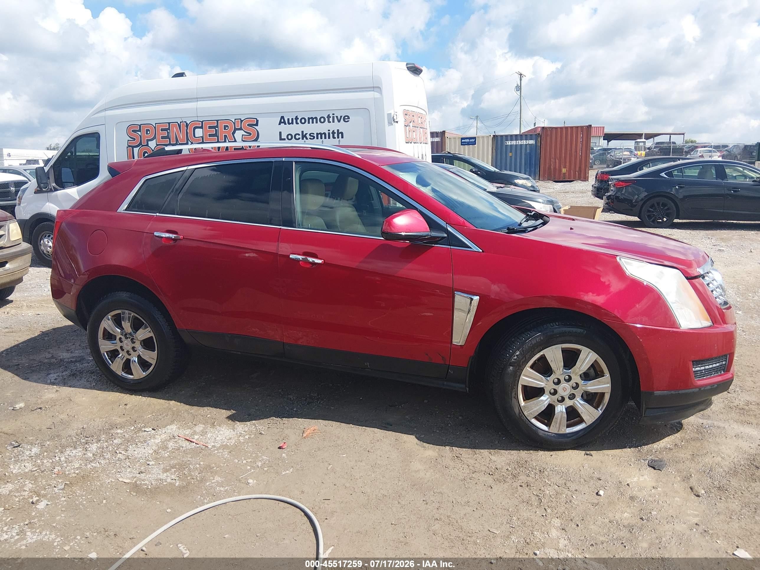 2015 Cadillac Srx Luxury Collection Red vin: 3GYFNEE31FS557278