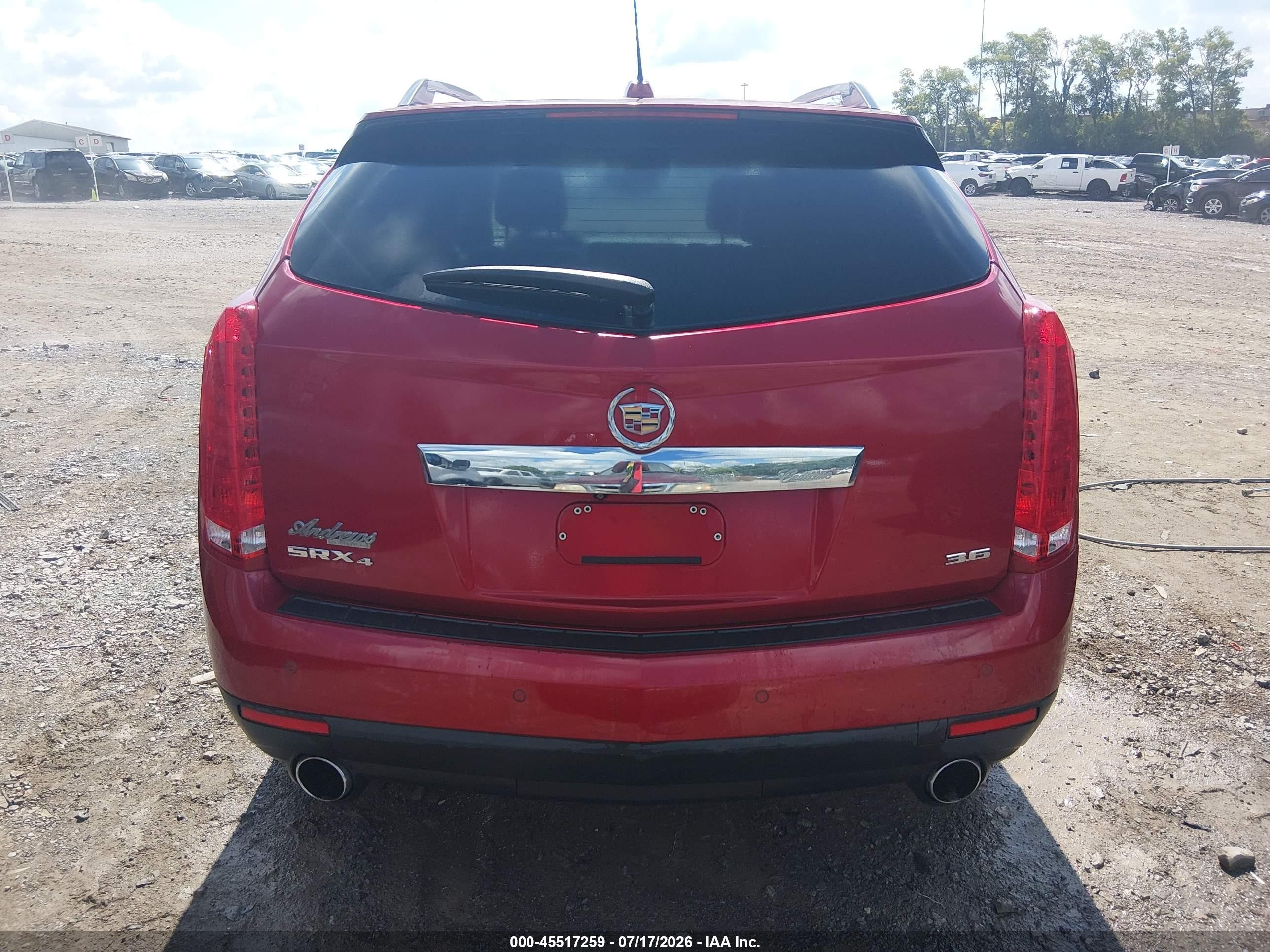 2015 Cadillac Srx Luxury Collection Red vin: 3GYFNEE31FS557278