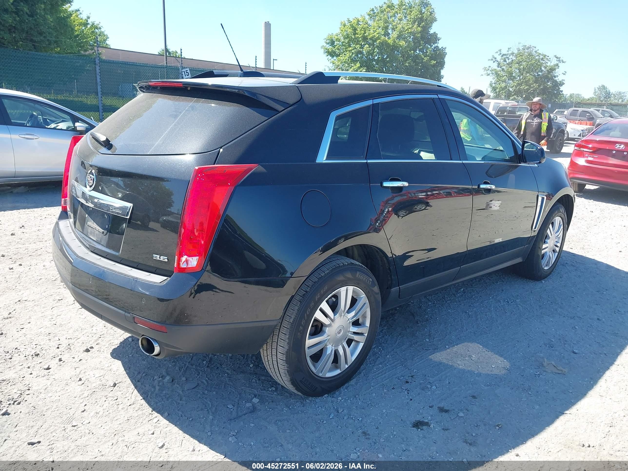 2015 Cadillac Srx Luxury Collection Black vin: 3GYFNEE31FS612831