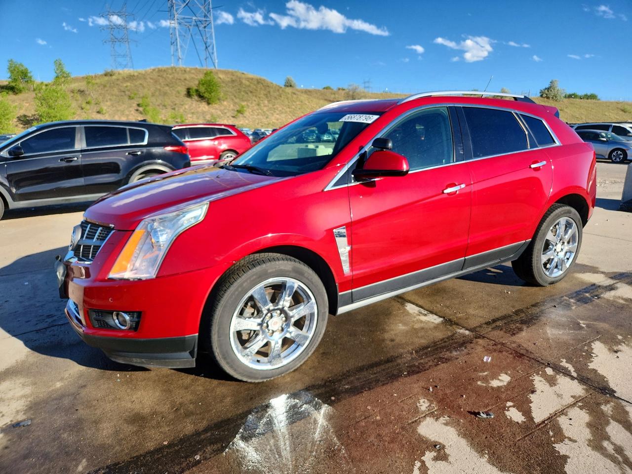 2012 Cadillac Srx Performance Collection Red vin: 3GYFNEE32CS578006