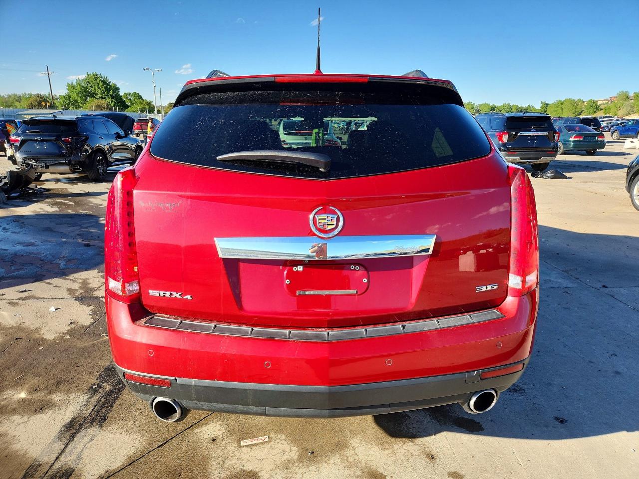 2012 Cadillac Srx Performance Collection Red vin: 3GYFNEE32CS578006