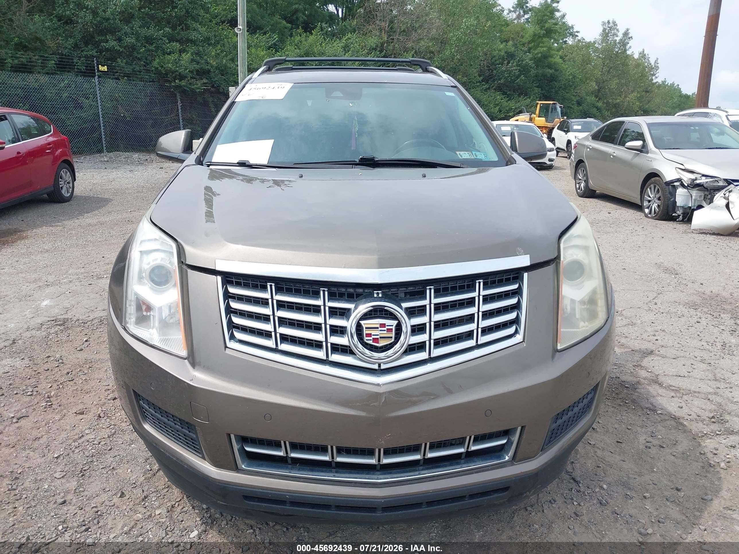 2014 Cadillac Srx Luxury Collection Коричневый vin: 3GYFNEE32ES549690