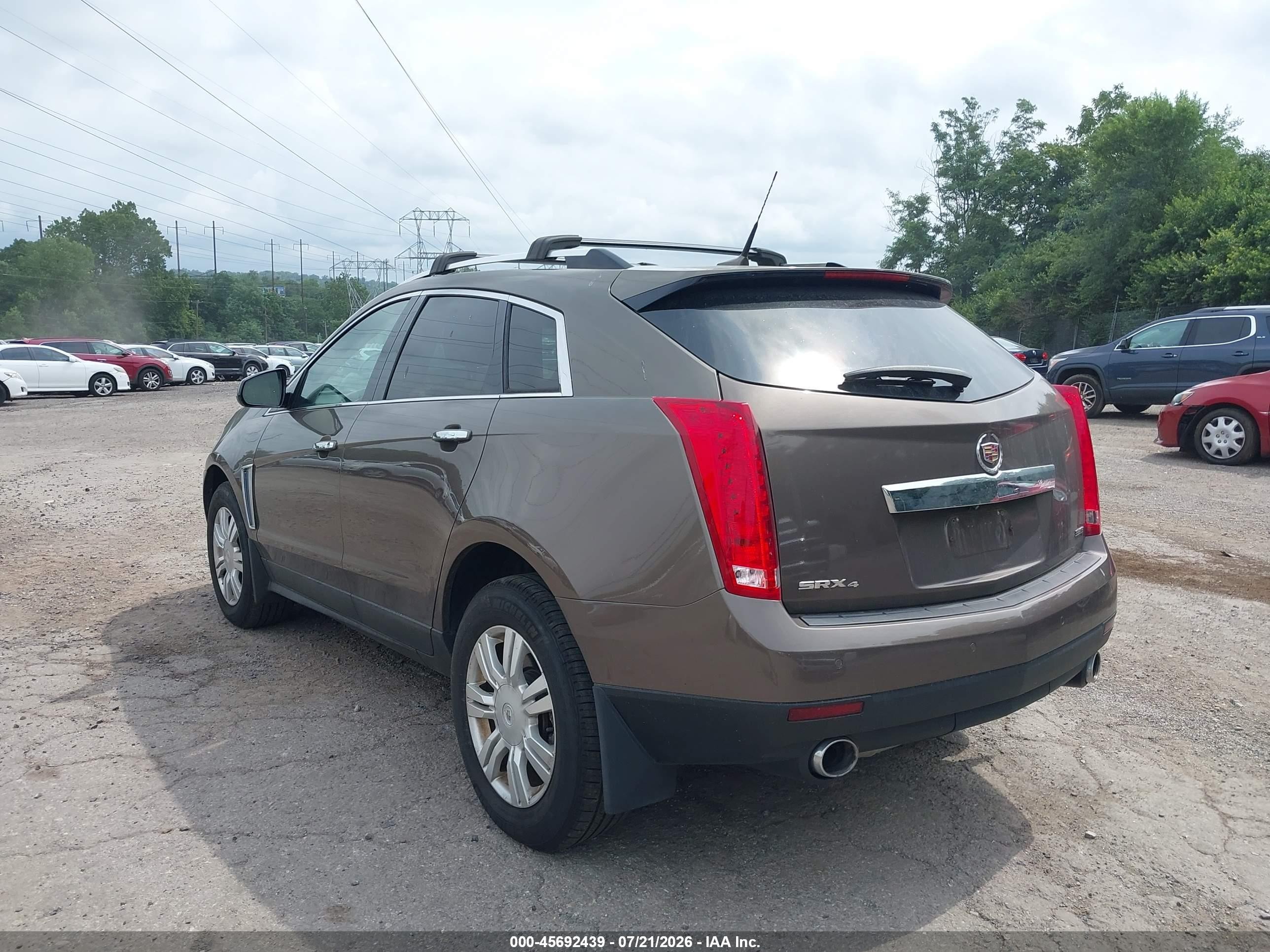 2014 Cadillac Srx Luxury Collection Коричневый vin: 3GYFNEE32ES549690