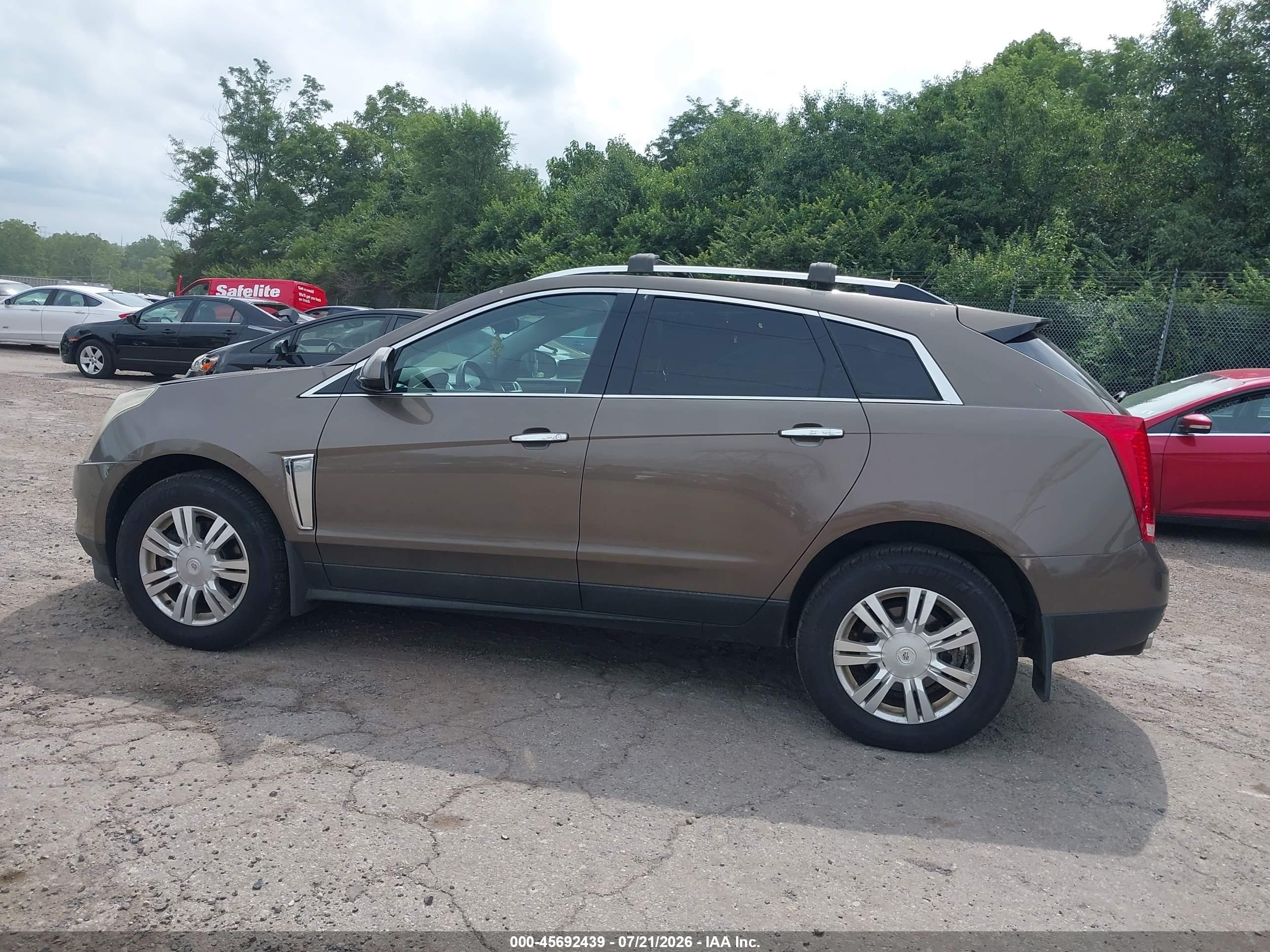 2014 Cadillac Srx Luxury Collection Коричневый vin: 3GYFNEE32ES549690