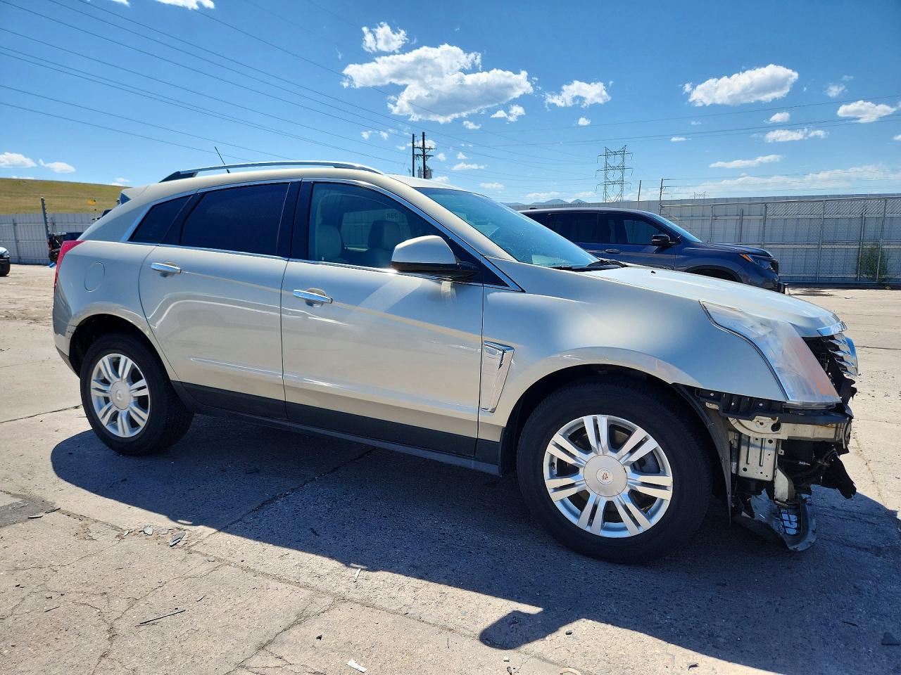2014 Cadillac Srx Luxury Collection Gold vin: 3GYFNEE32ES609094