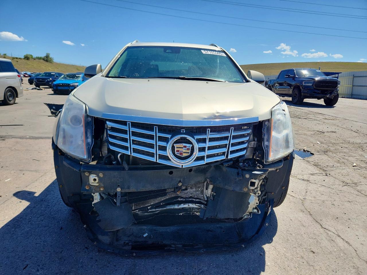 2014 Cadillac Srx Luxury Collection Gold vin: 3GYFNEE32ES609094