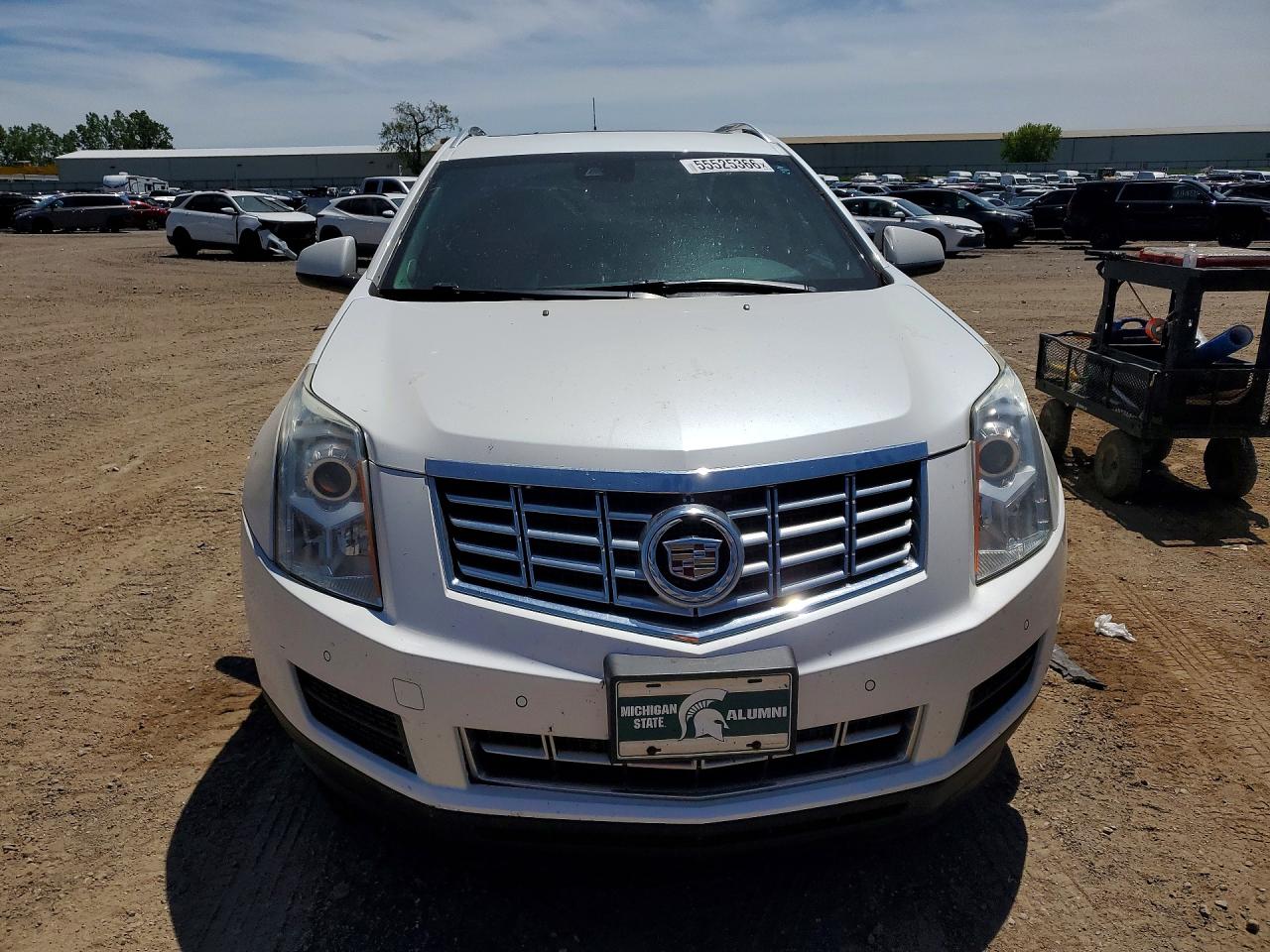 2014 Cadillac Srx Luxury Collection White vin: 3GYFNEE32ES682899