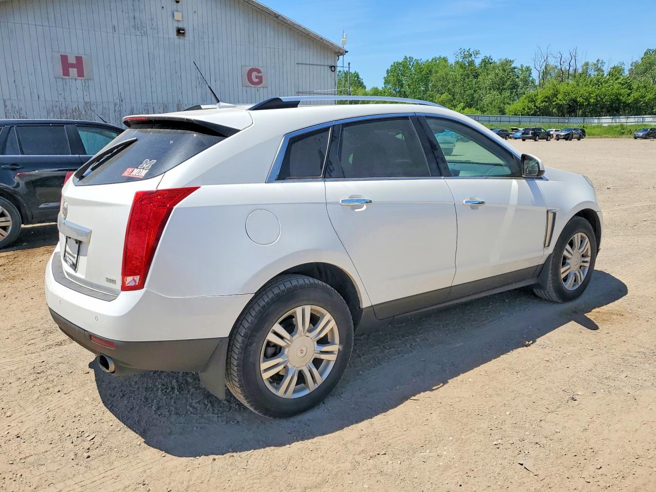 2014 Cadillac Srx Luxury Collection White vin: 3GYFNEE32ES682899