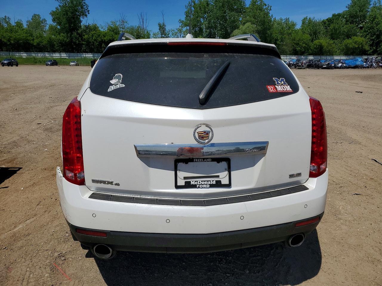 2014 Cadillac Srx Luxury Collection White vin: 3GYFNEE32ES682899