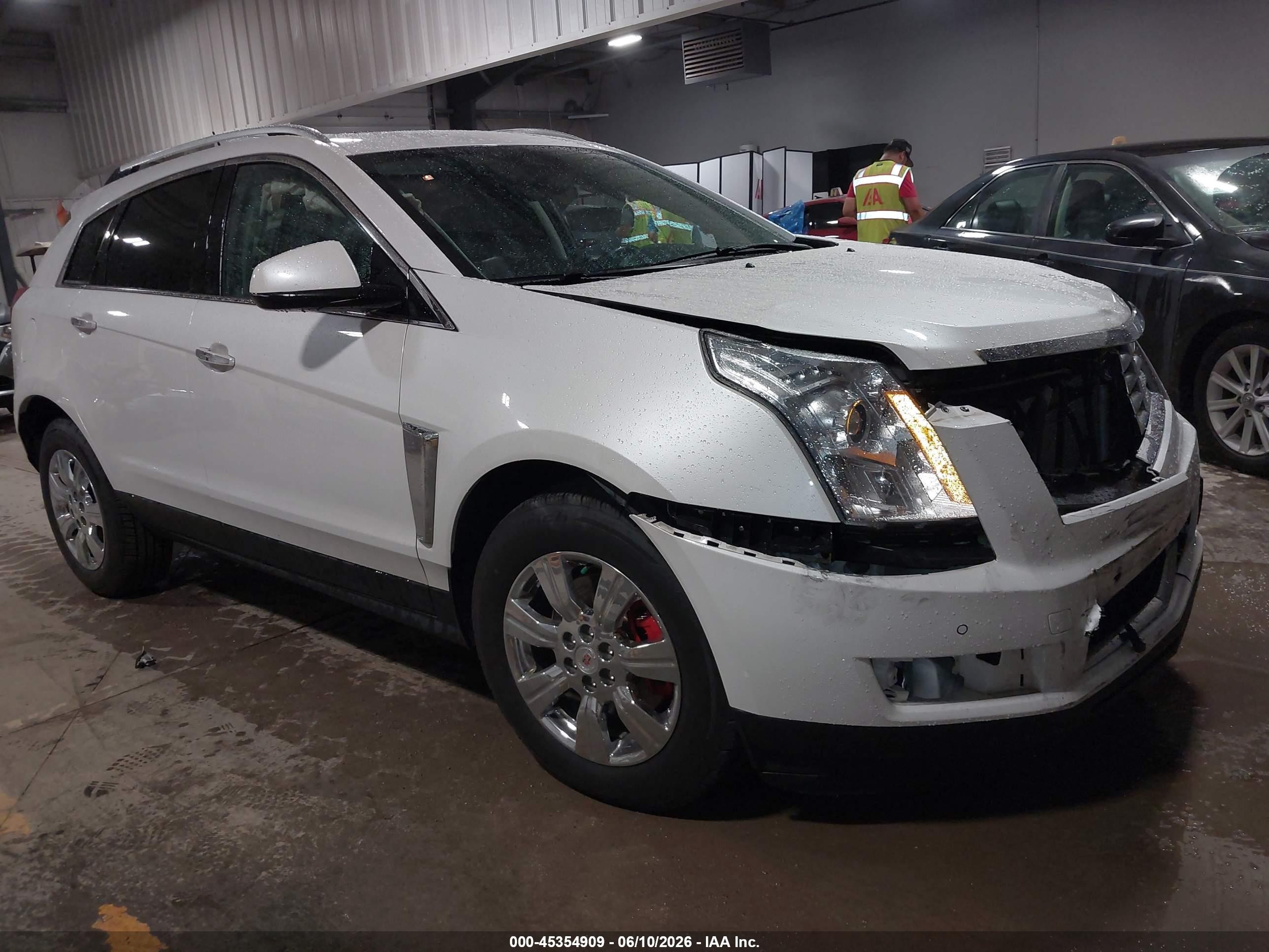 2015 Cadillac Srx Luxury Collection Белый vin: 3GYFNEE32FS527867