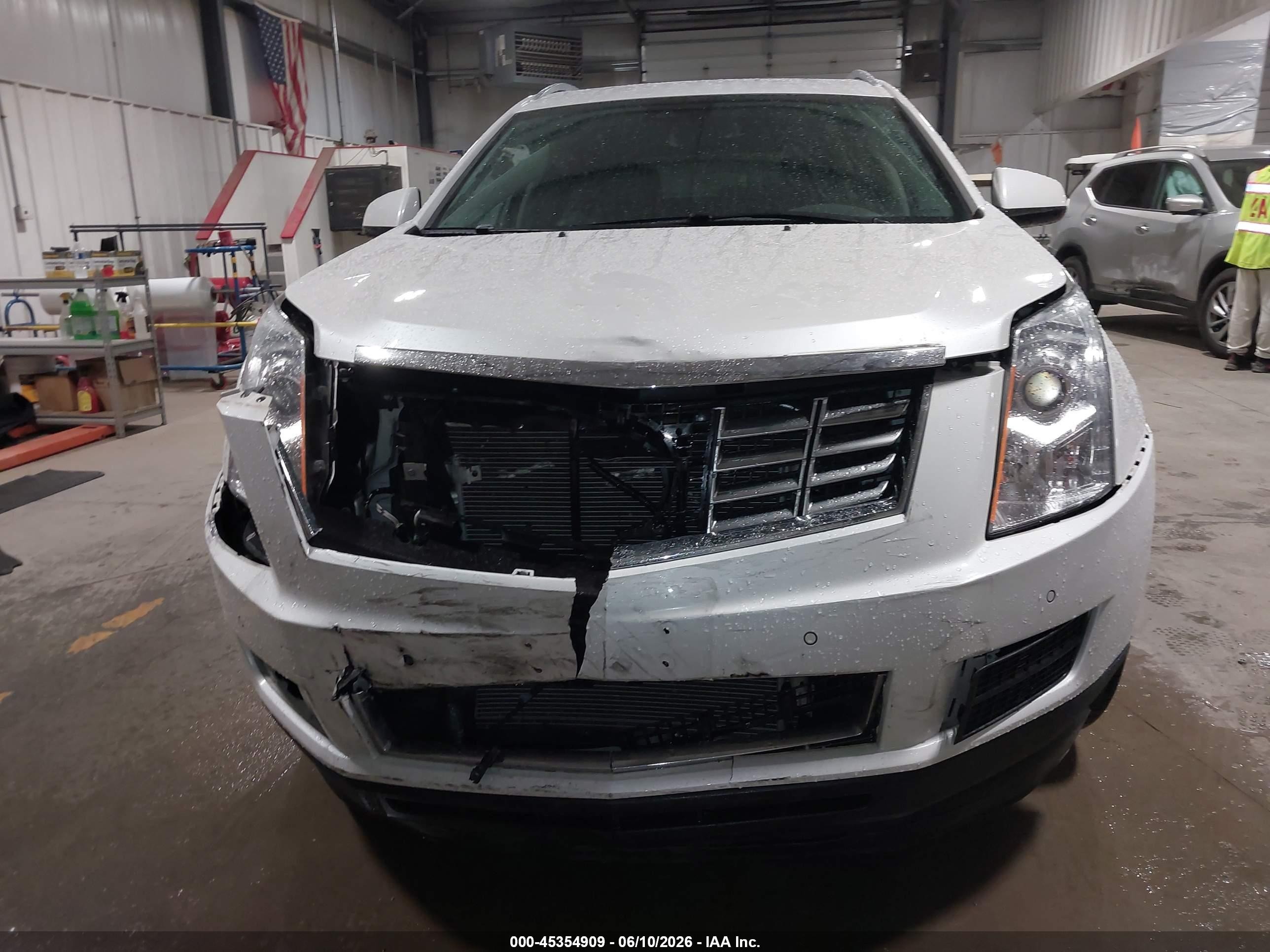 2015 Cadillac Srx Luxury Collection Белый vin: 3GYFNEE32FS527867
