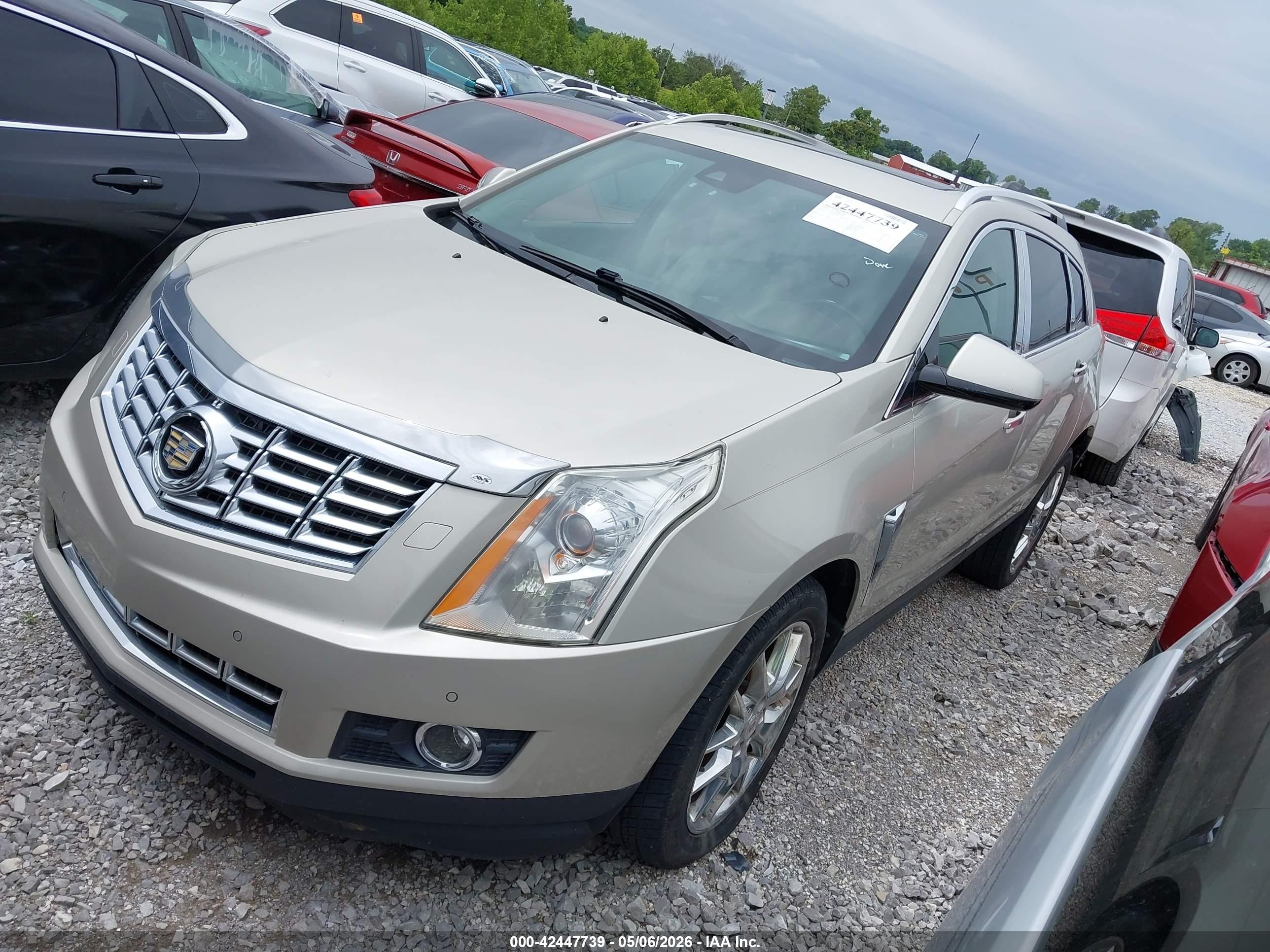 2013 Cadillac Srx Premium Collection Gold vin: 3GYFNEE33DS532234