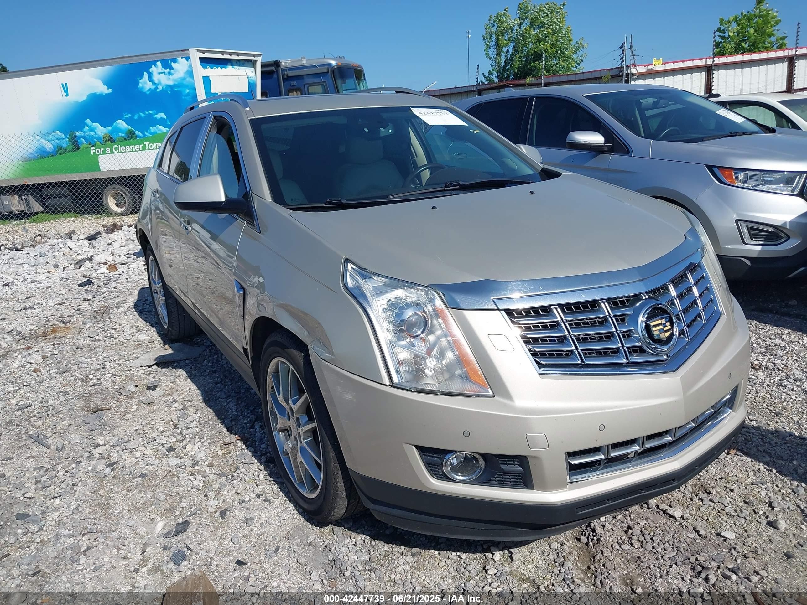 2013 Cadillac Srx Premium Collection Gold vin: 3GYFNEE33DS532234