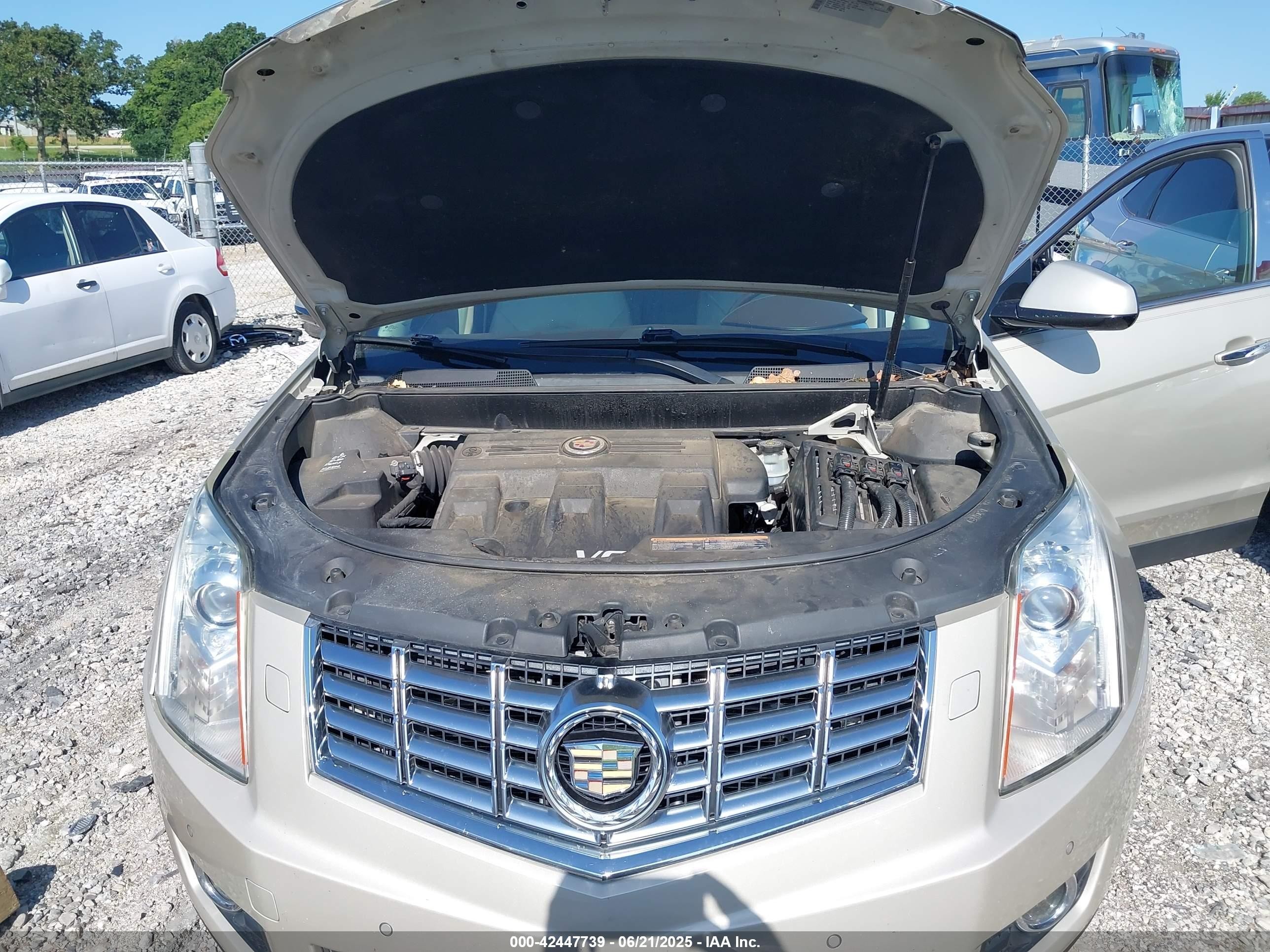 2013 Cadillac Srx Premium Collection Gold vin: 3GYFNEE33DS532234