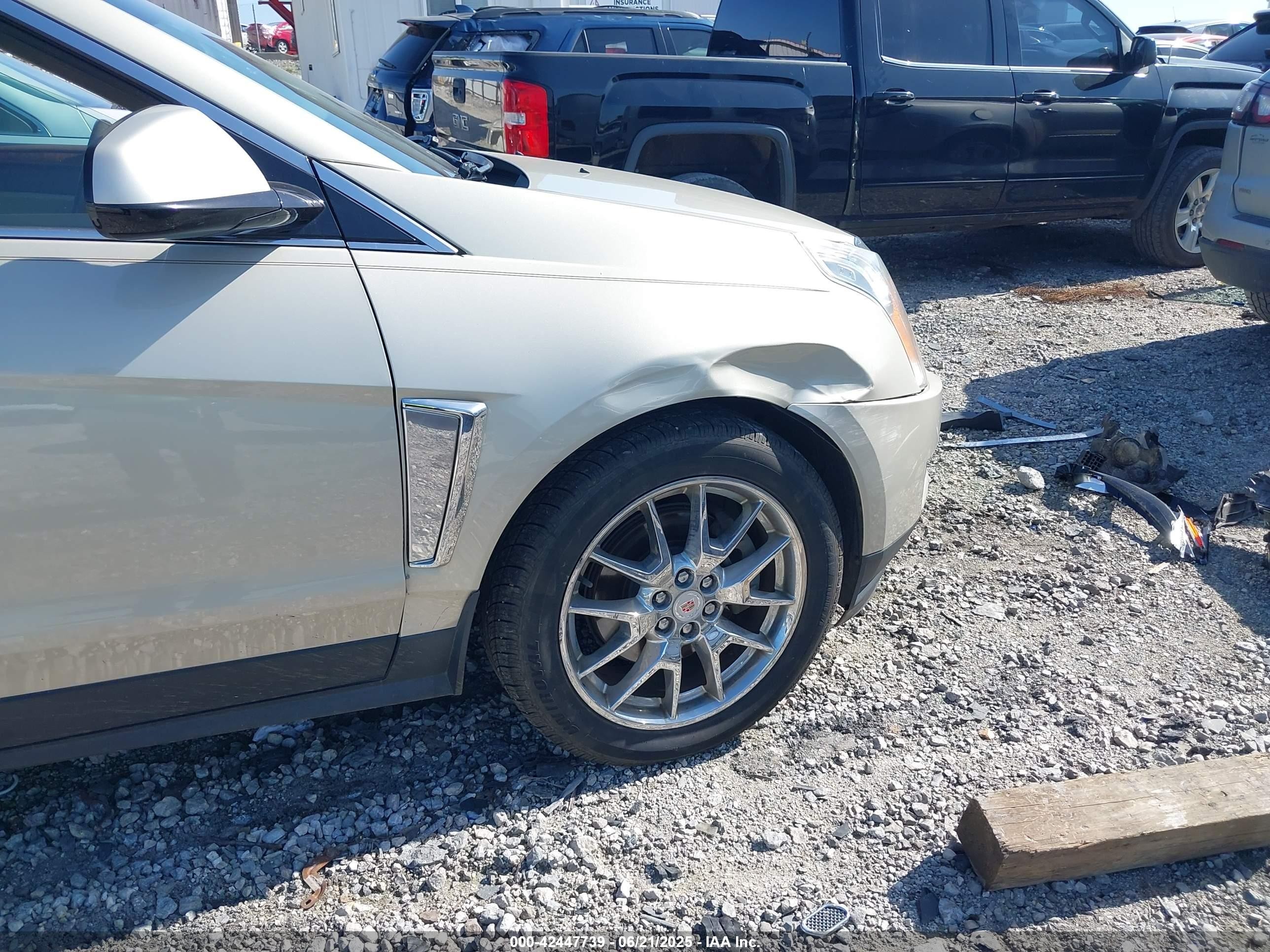 2013 Cadillac Srx Premium Collection Gold vin: 3GYFNEE33DS532234