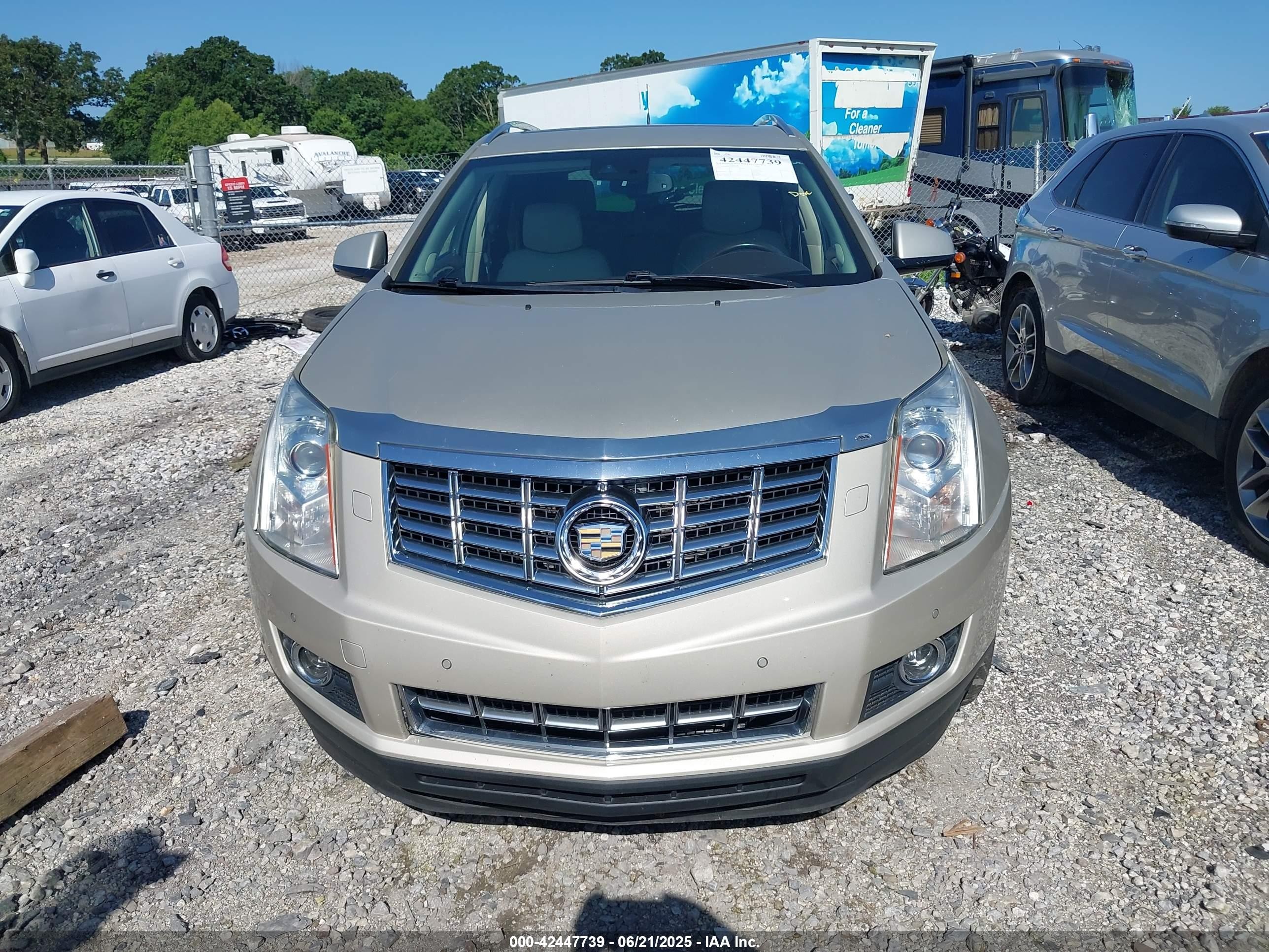 2013 Cadillac Srx Premium Collection Gold vin: 3GYFNEE33DS532234