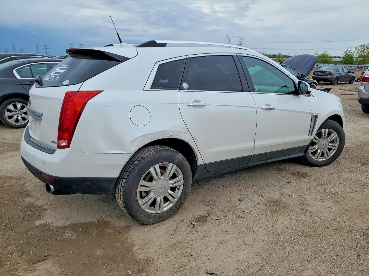 2014 Cadillac Srx Luxury Collection Белый vin: 3GYFNEE33ES562450