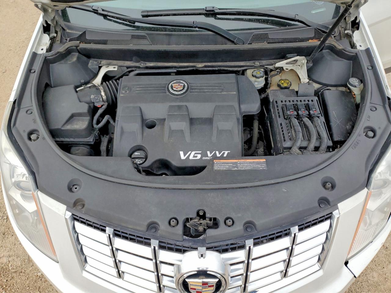 2014 Cadillac Srx Luxury Collection Белый vin: 3GYFNEE33ES562450