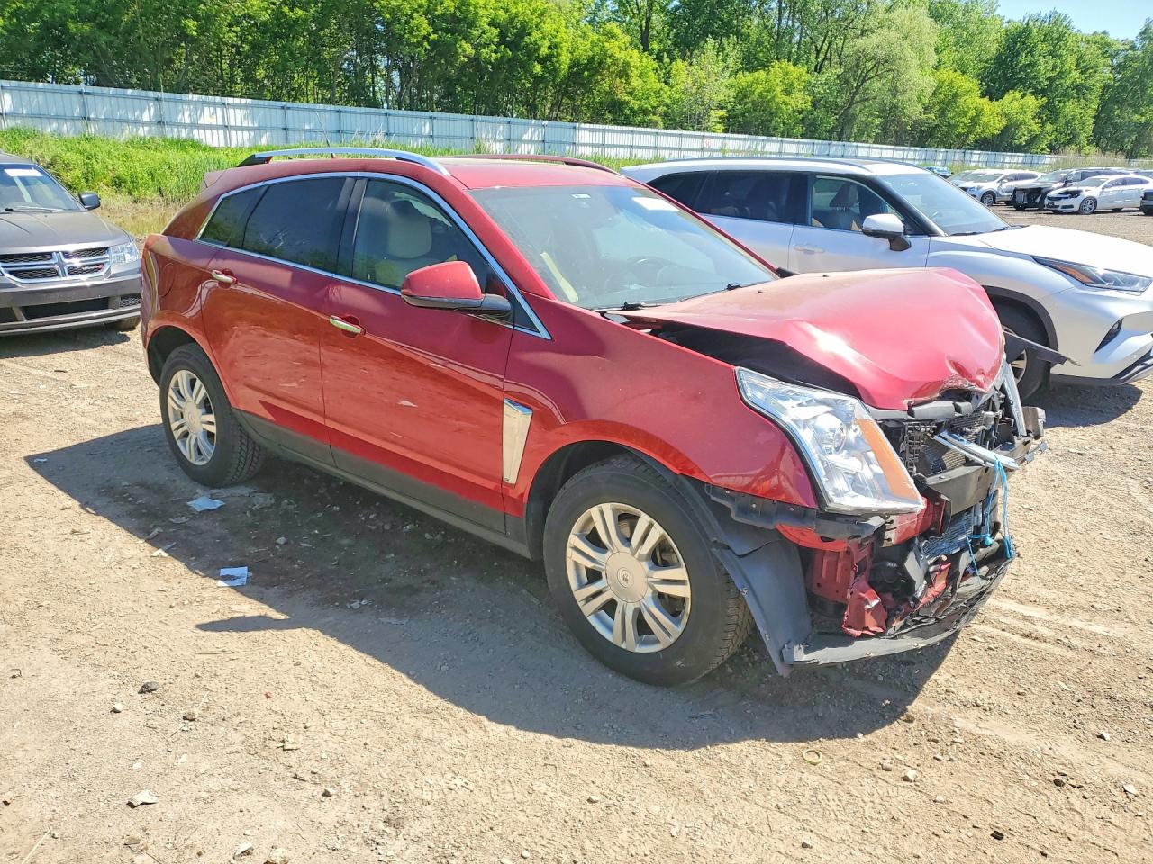 2014 Cadillac Srx Luxury Collection Burgundy vin: 3GYFNEE33ES662211