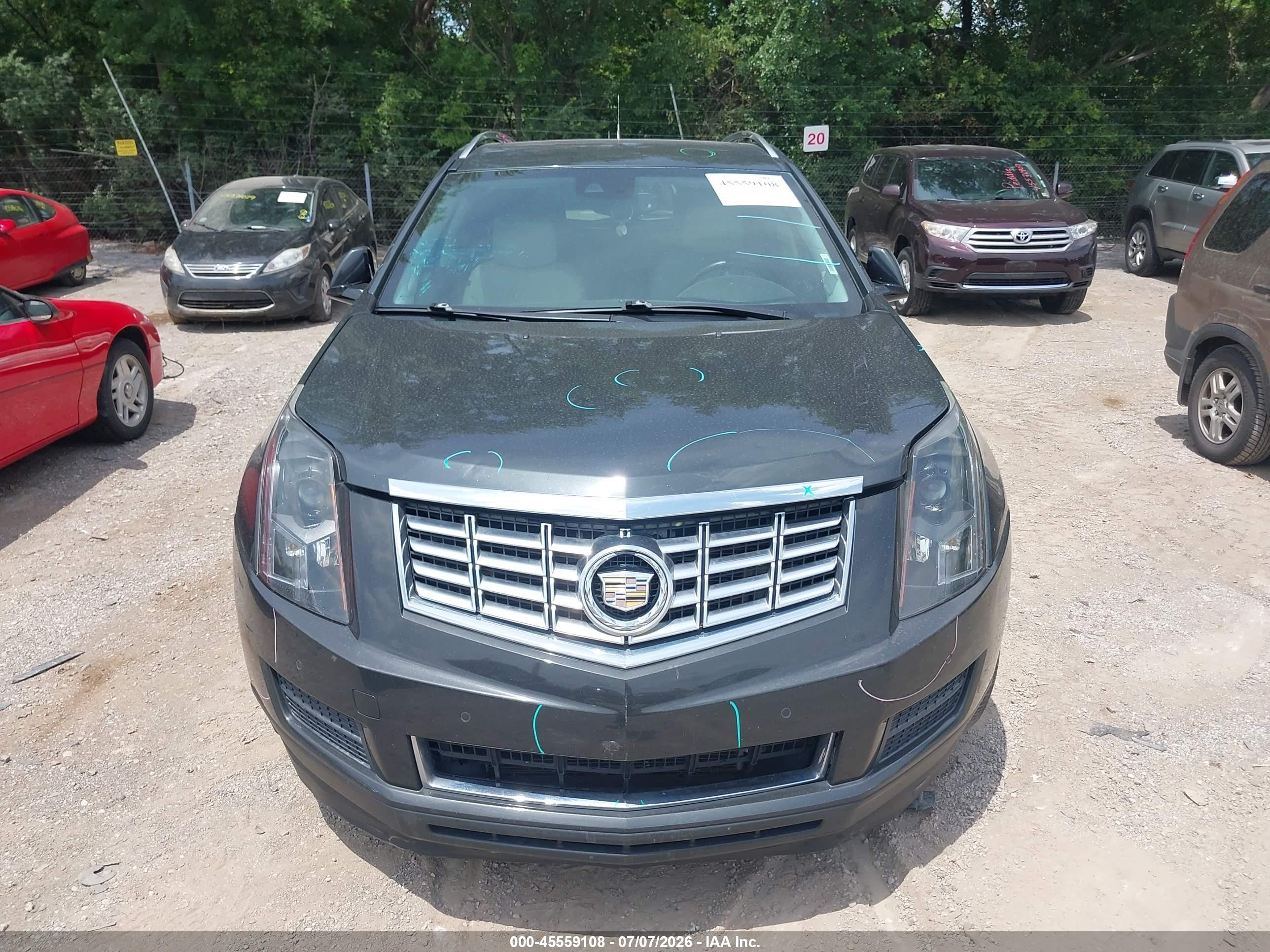 2014 Cadillac Srx Luxury Collection Серый vin: 3GYFNEE33ES683673