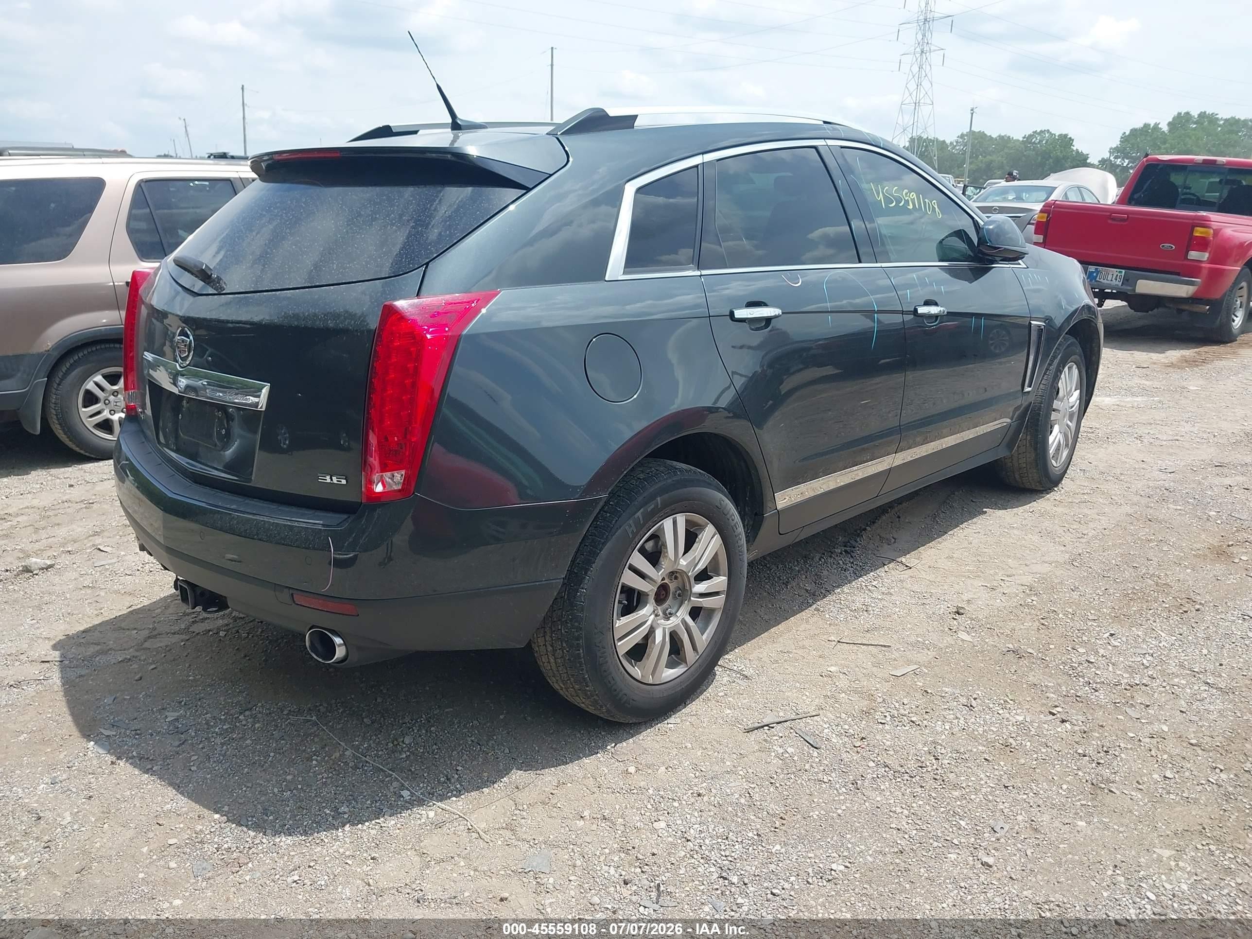 2014 Cadillac Srx Luxury Collection Серый vin: 3GYFNEE33ES683673