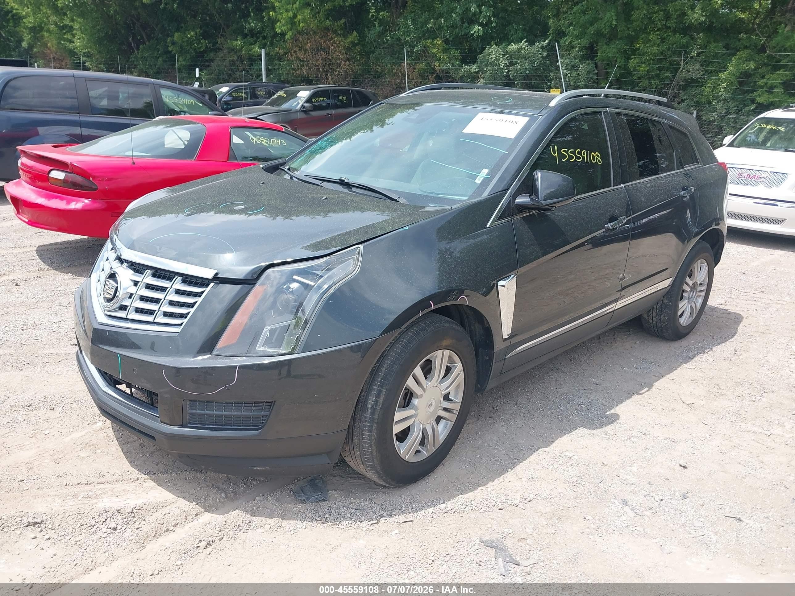 2014 Cadillac Srx Luxury Collection Серый vin: 3GYFNEE33ES683673