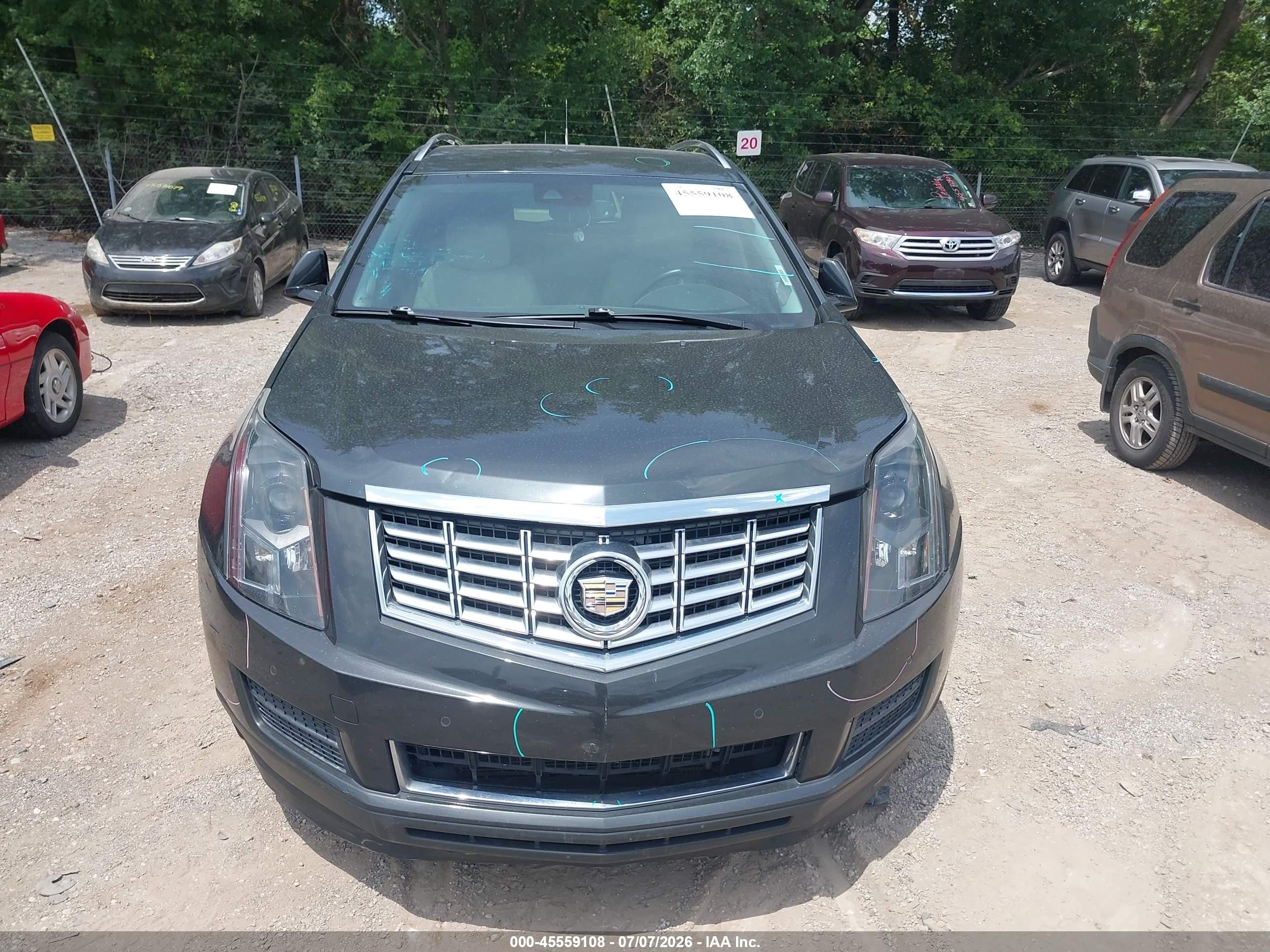 2014 Cadillac Srx Luxury Collection Серый vin: 3GYFNEE33ES683673