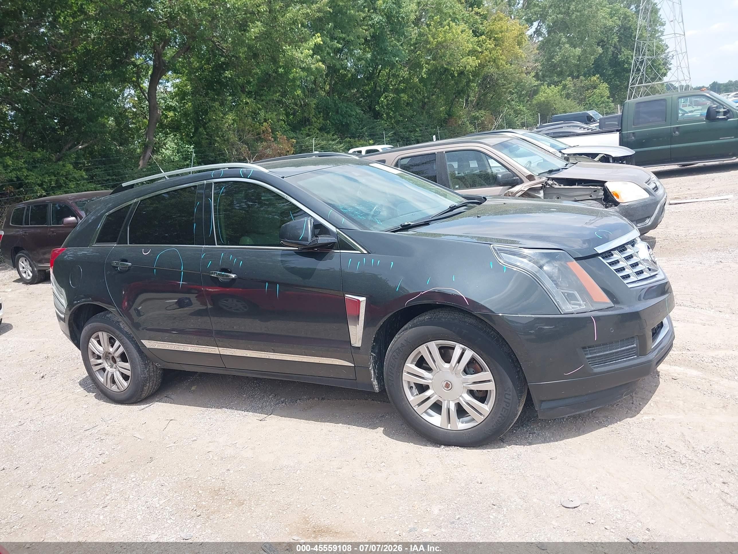 2014 Cadillac Srx Luxury Collection Серый vin: 3GYFNEE33ES683673