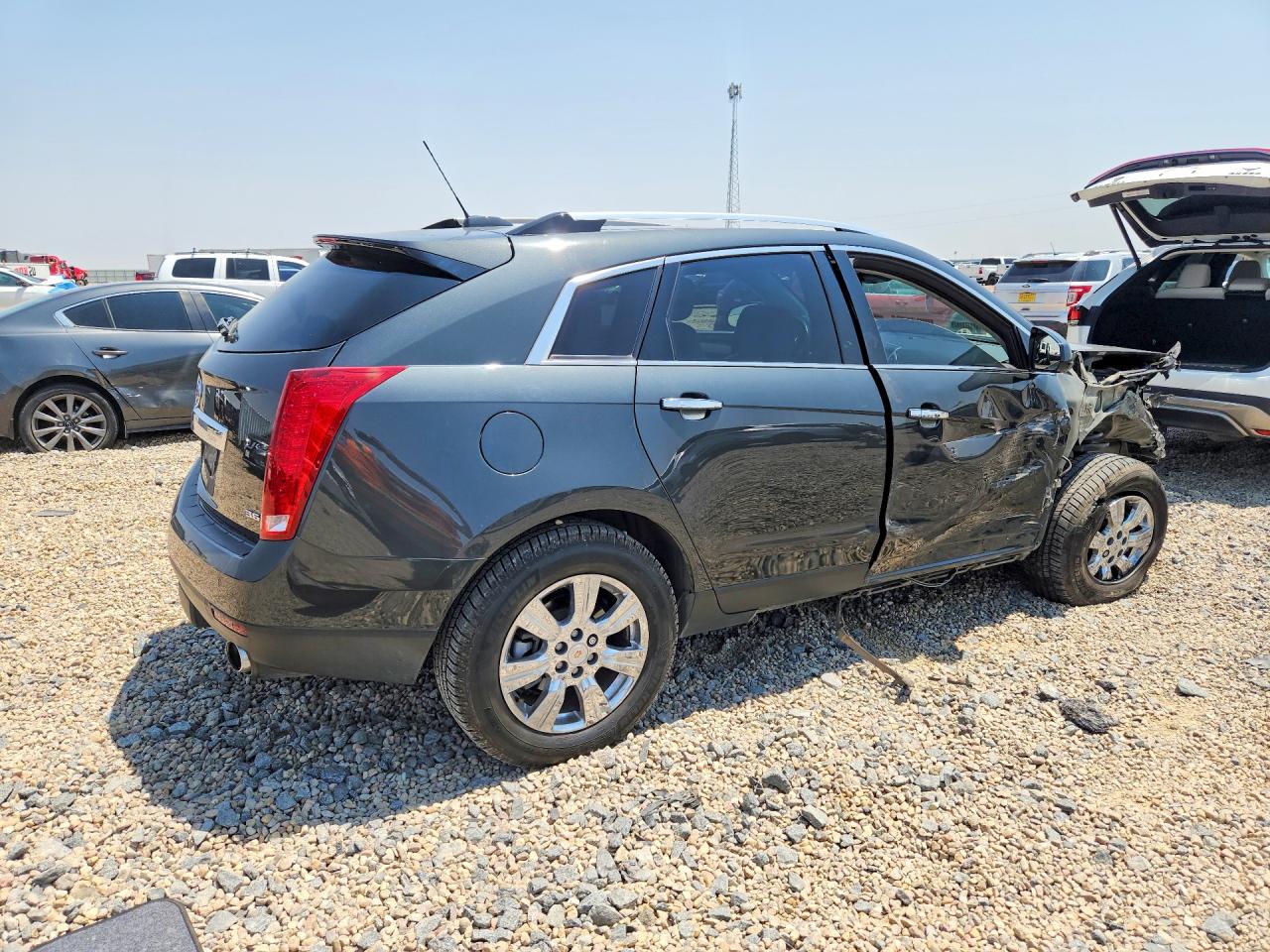 2015 Cadillac Srx Luxury Collection Gray vin: 3GYFNEE33FS535573