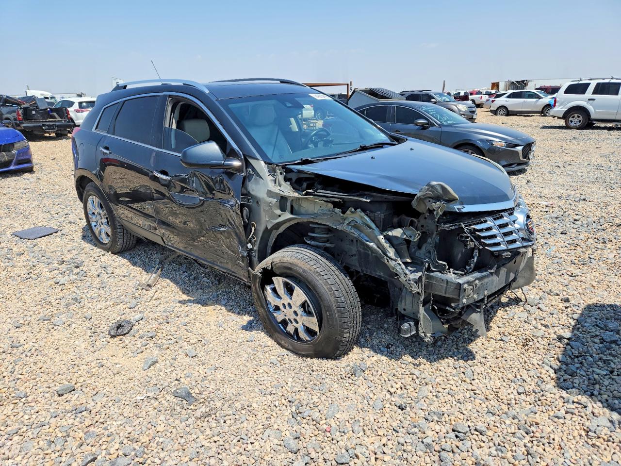 2015 Cadillac Srx Luxury Collection Gray vin: 3GYFNEE33FS535573