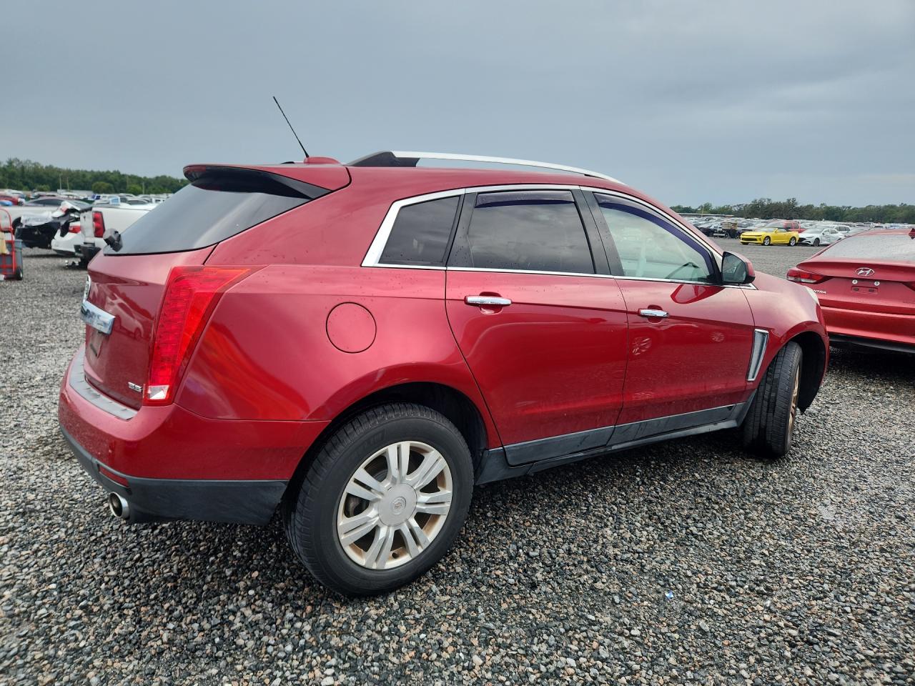 2015 Cadillac Srx Luxury Collection Red vin: 3GYFNEE33FS581498