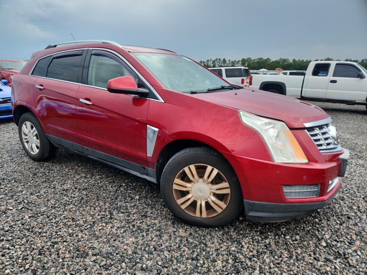 2015 Cadillac Srx Luxury Collection Red vin: 3GYFNEE33FS581498