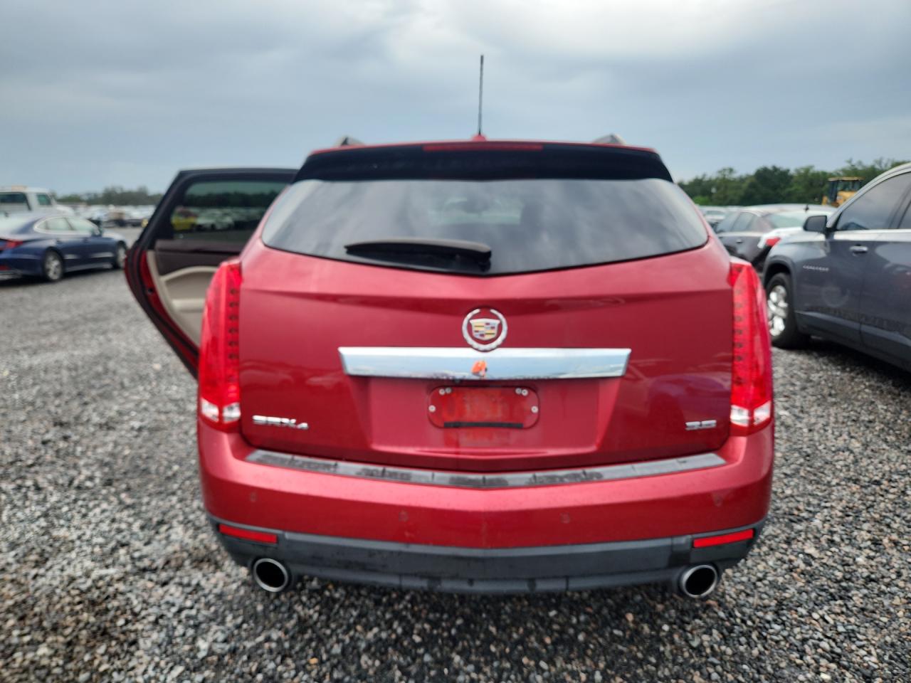 2015 Cadillac Srx Luxury Collection Red vin: 3GYFNEE33FS581498