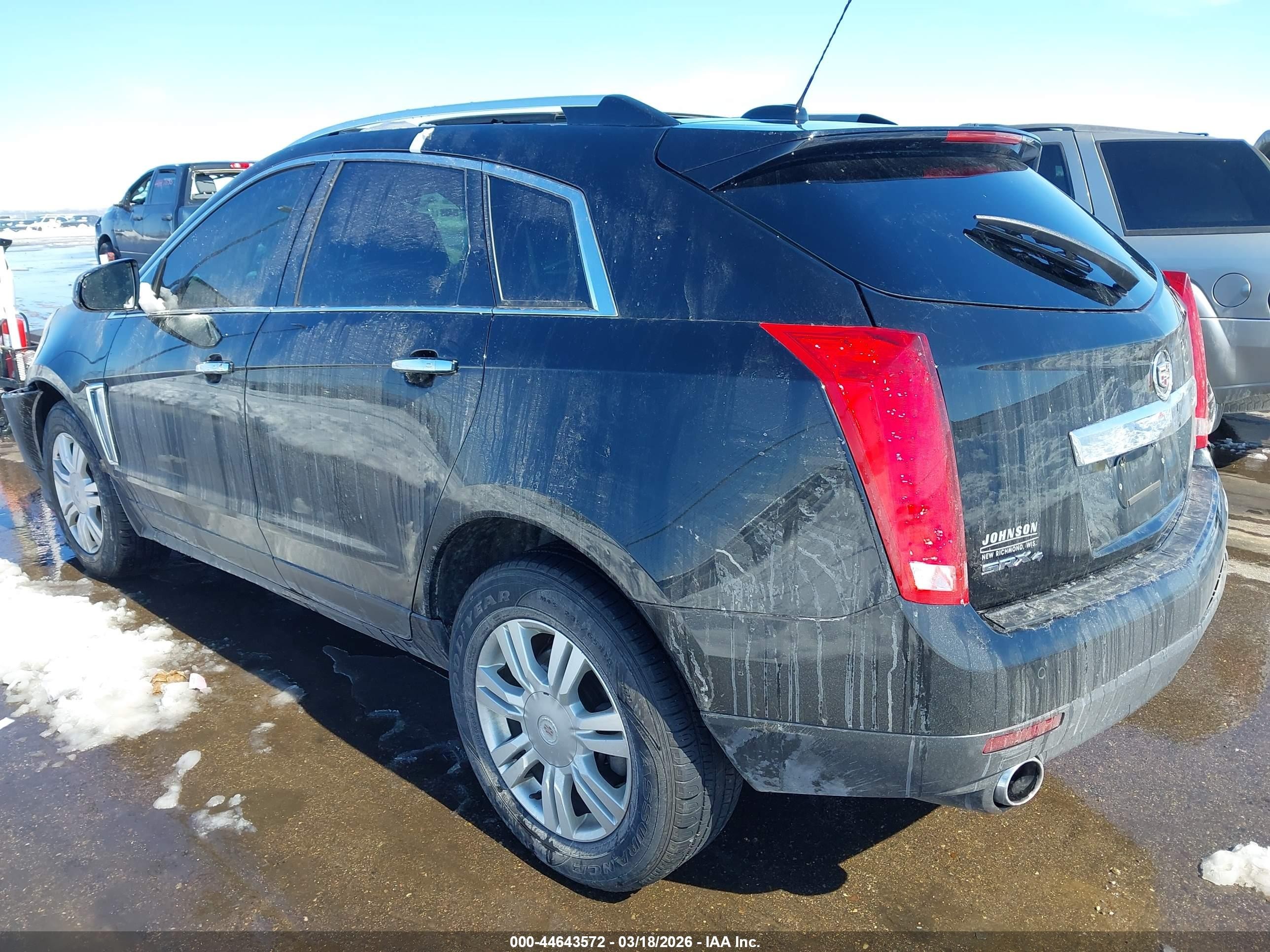 2015 Cadillac Srx Luxury Collection Черный vin: 3GYFNEE33FS604567