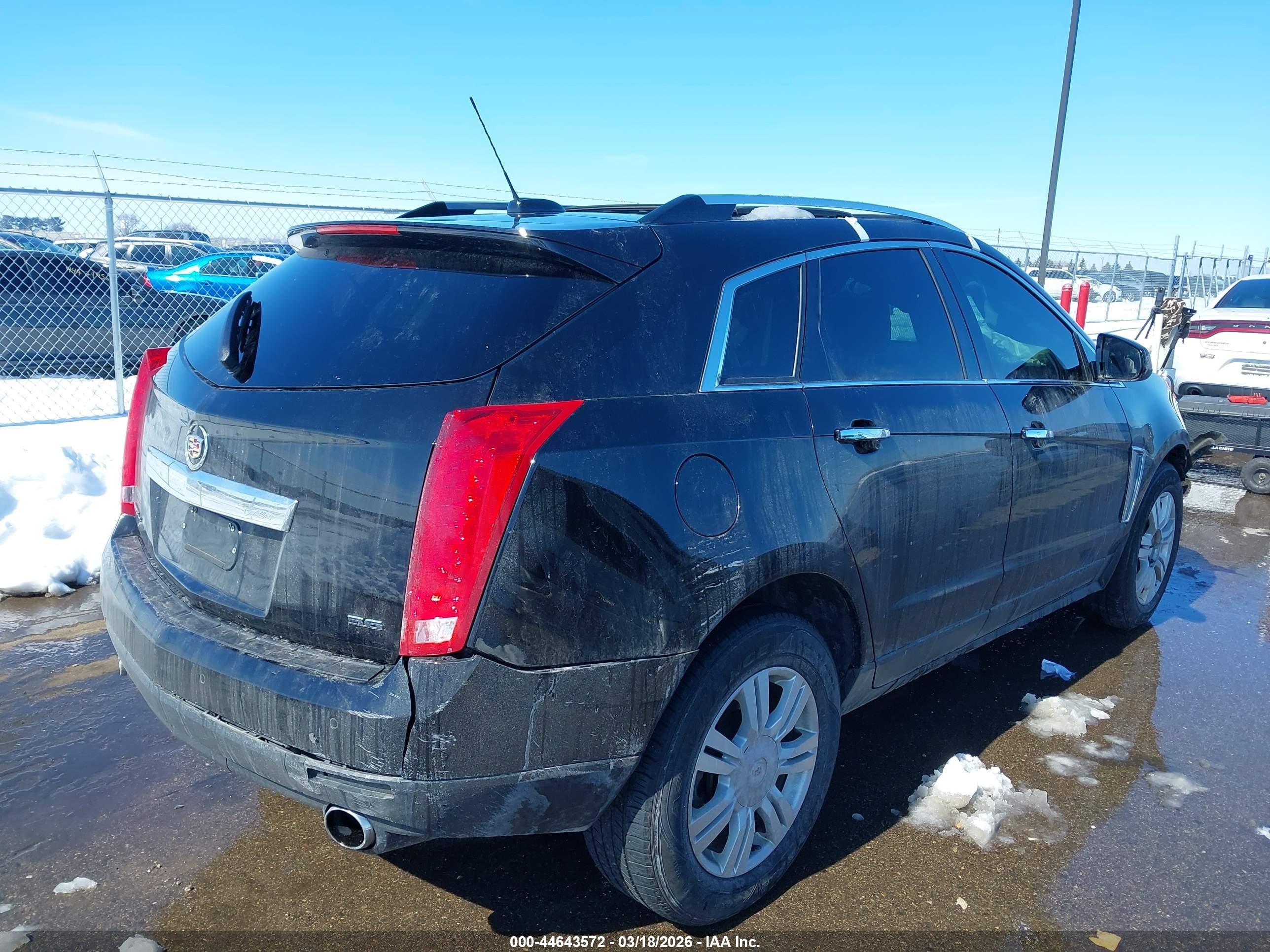 2015 Cadillac Srx Luxury Collection Черный vin: 3GYFNEE33FS604567